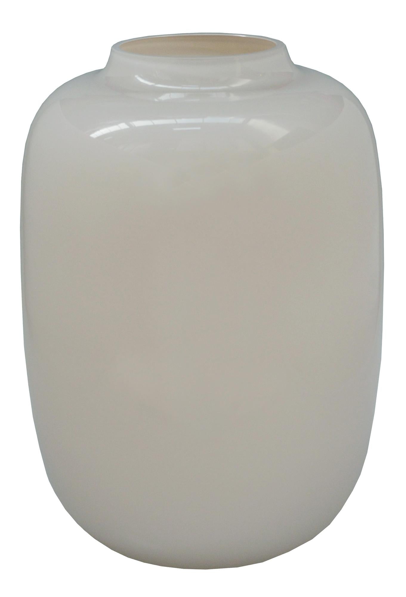 Glasvase Artik Ivory M 35 cm – Pflanzfix24.de - Pflanzfix24.de