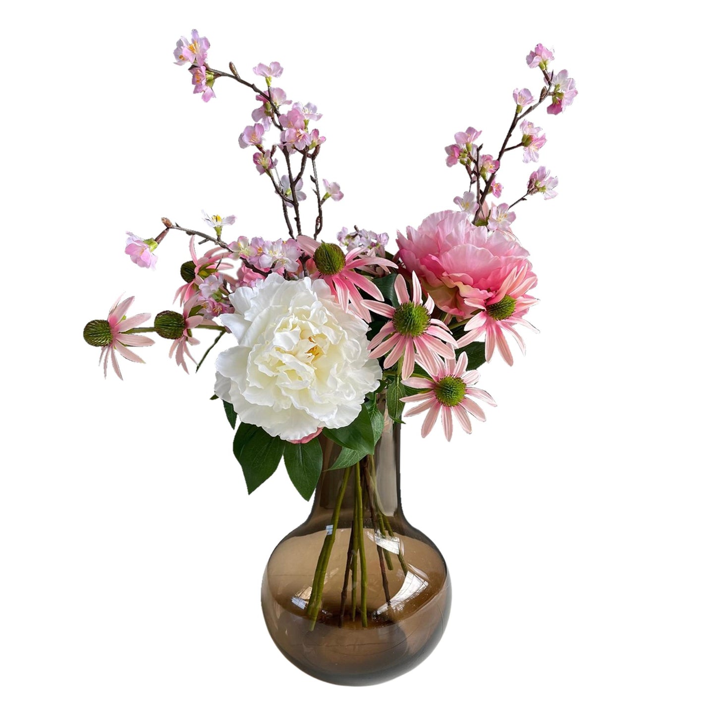 Kunstblumenstrauß Pink Summer – 80 cm | Pflanzfix24.de - Pflanzfix24.de