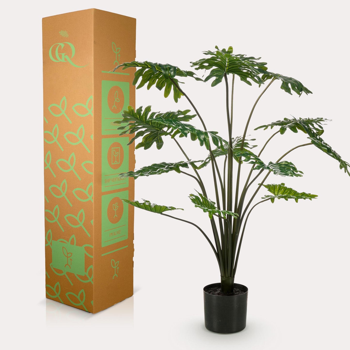Kunstpflanze Philodendron 105 cm – Vielseitig & Pflegeleicht | Pflanzfix24.de - Pflanzfix24.de