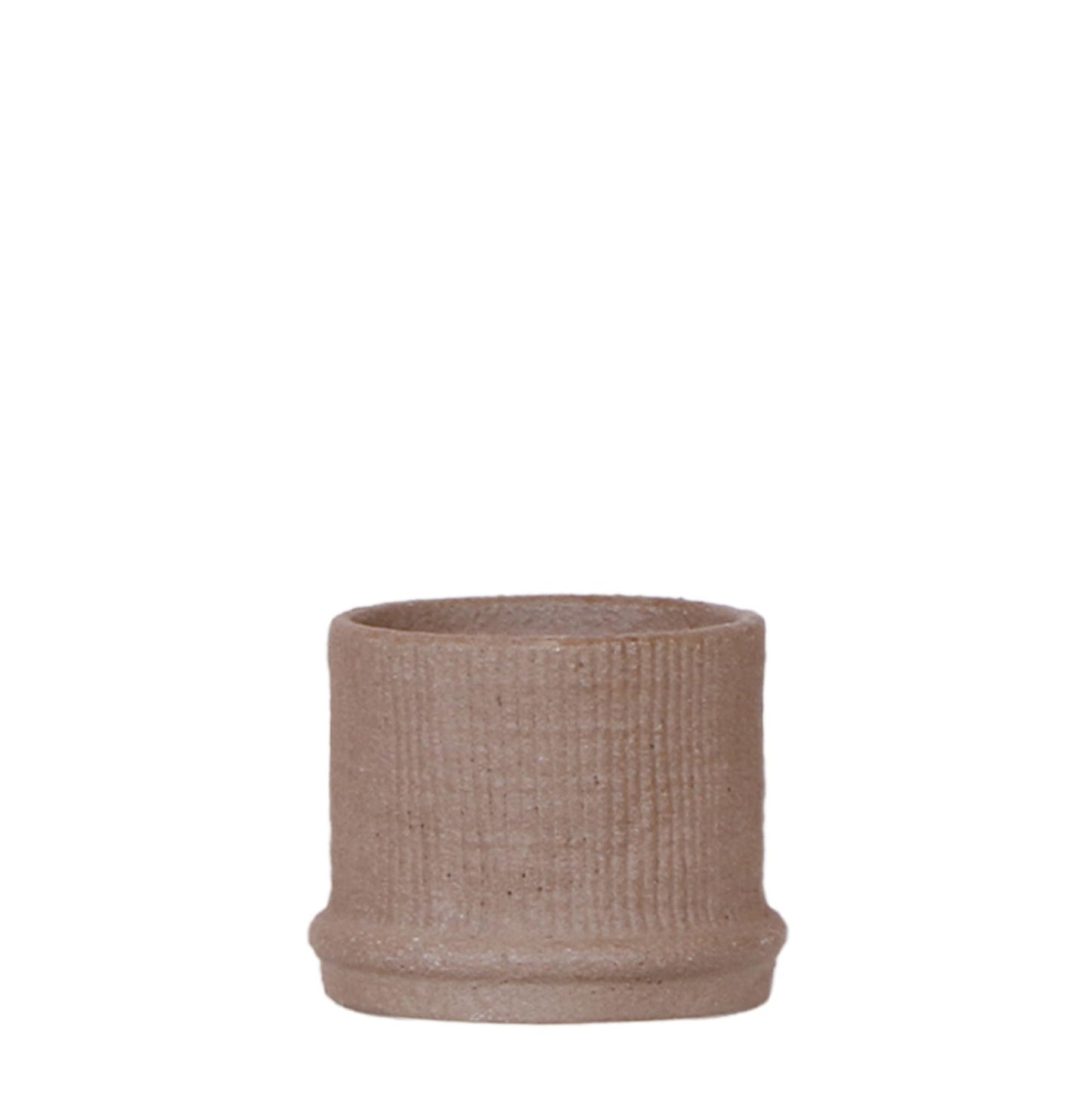 Bali Dekotopf Ø6cm Braun – elegant & minimalistisch | Pflanzfix24.de - Pflanzfix24.de