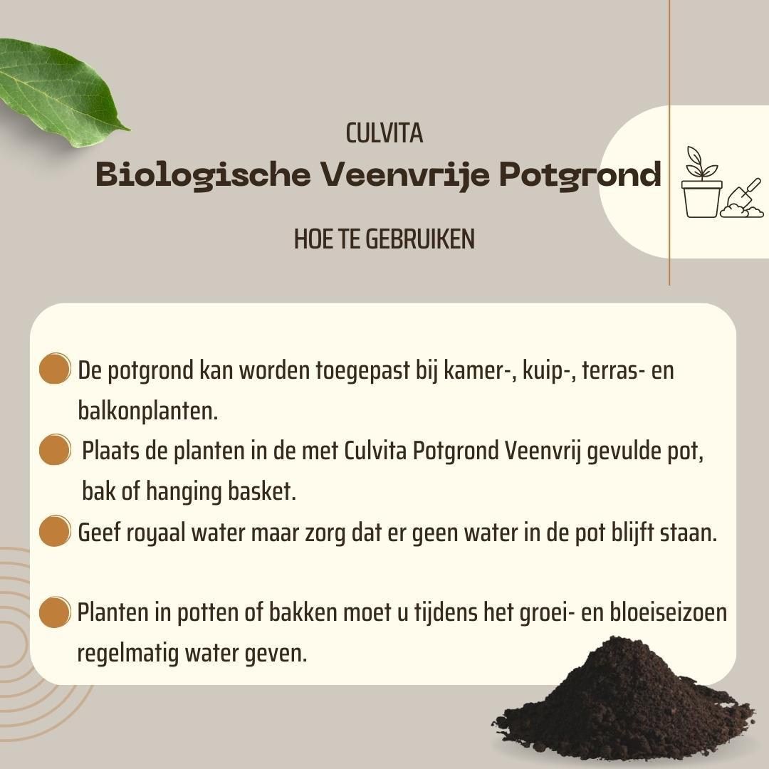 Culvita - Organische torffreie Blumenerde 40 Liter - Pflanzfix24.de - Pflanzfix24.de