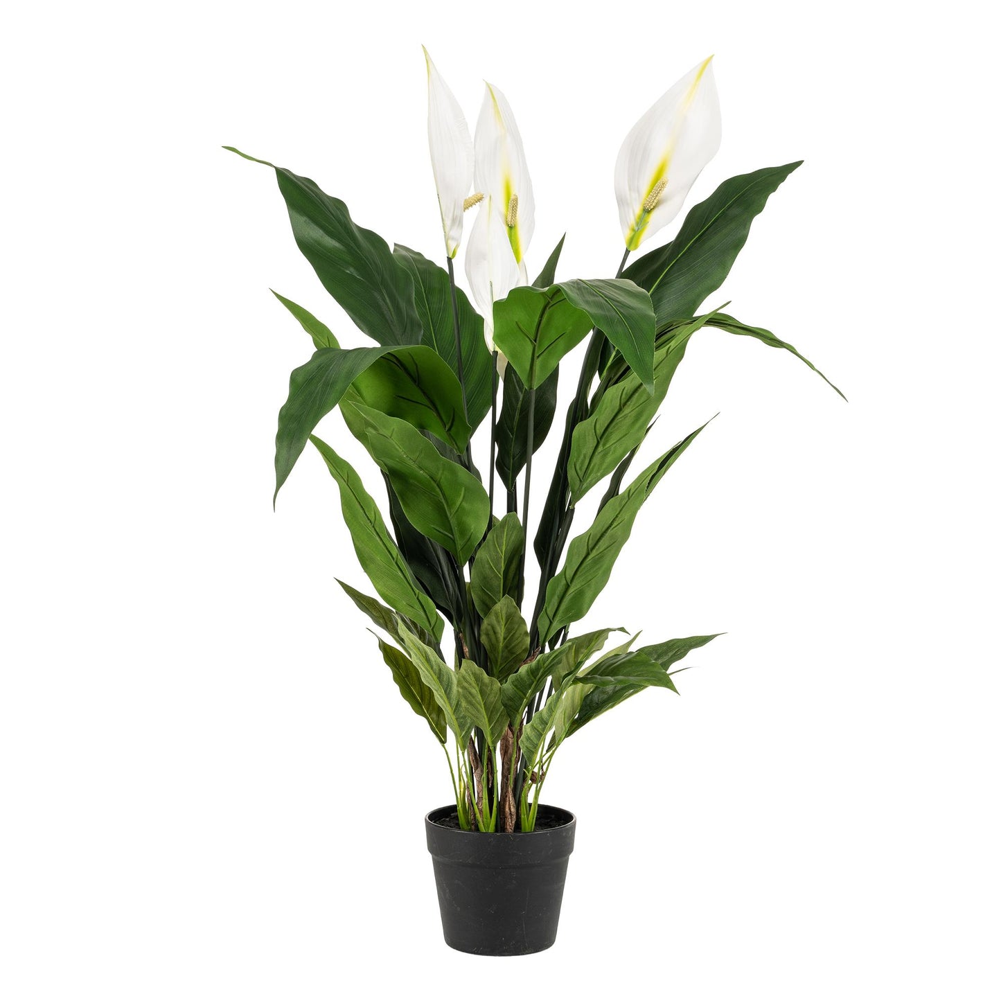 Kunstpflanze Spathiphyllum 90 cm – Lepelplant | Pflanzfix24.de - Pflanzfix24.de