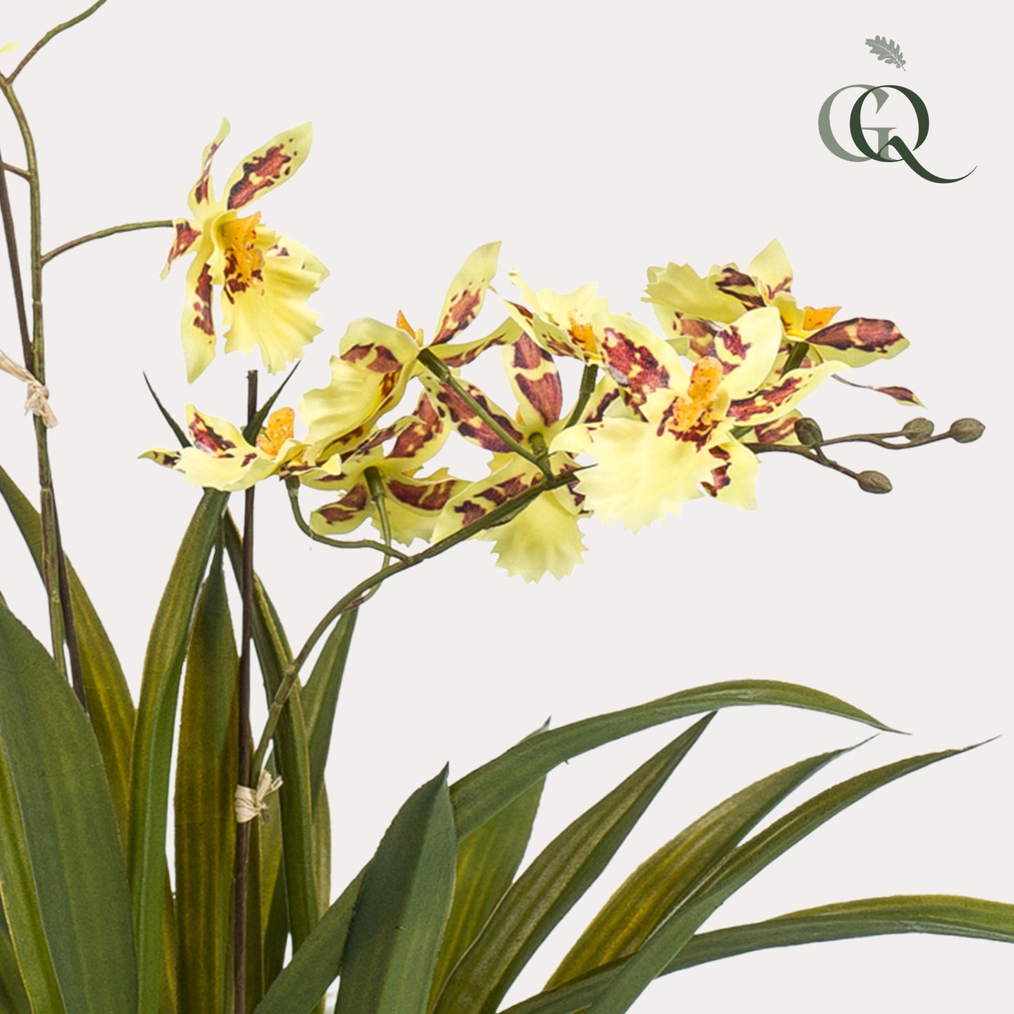 Kunstpflanze Orchidee Gelb 45 cm | Pflanzfix24.de - Pflanzfix24.de