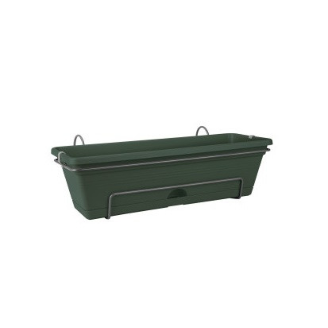 Balkonbak - 50x17x26cm - grün - Pflanzfix24.de - Pflanzfix24.de