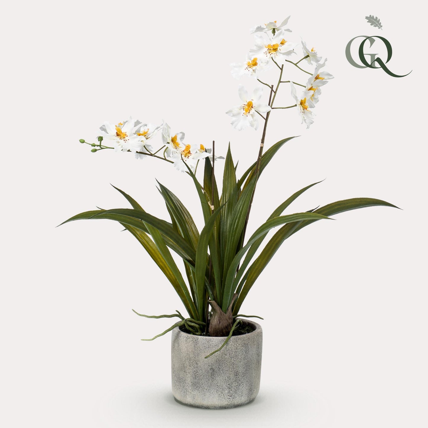 Kunstpflanze Orchidee Weiß 45 cm | Pflanzfix24.de - Pflanzfix24.de