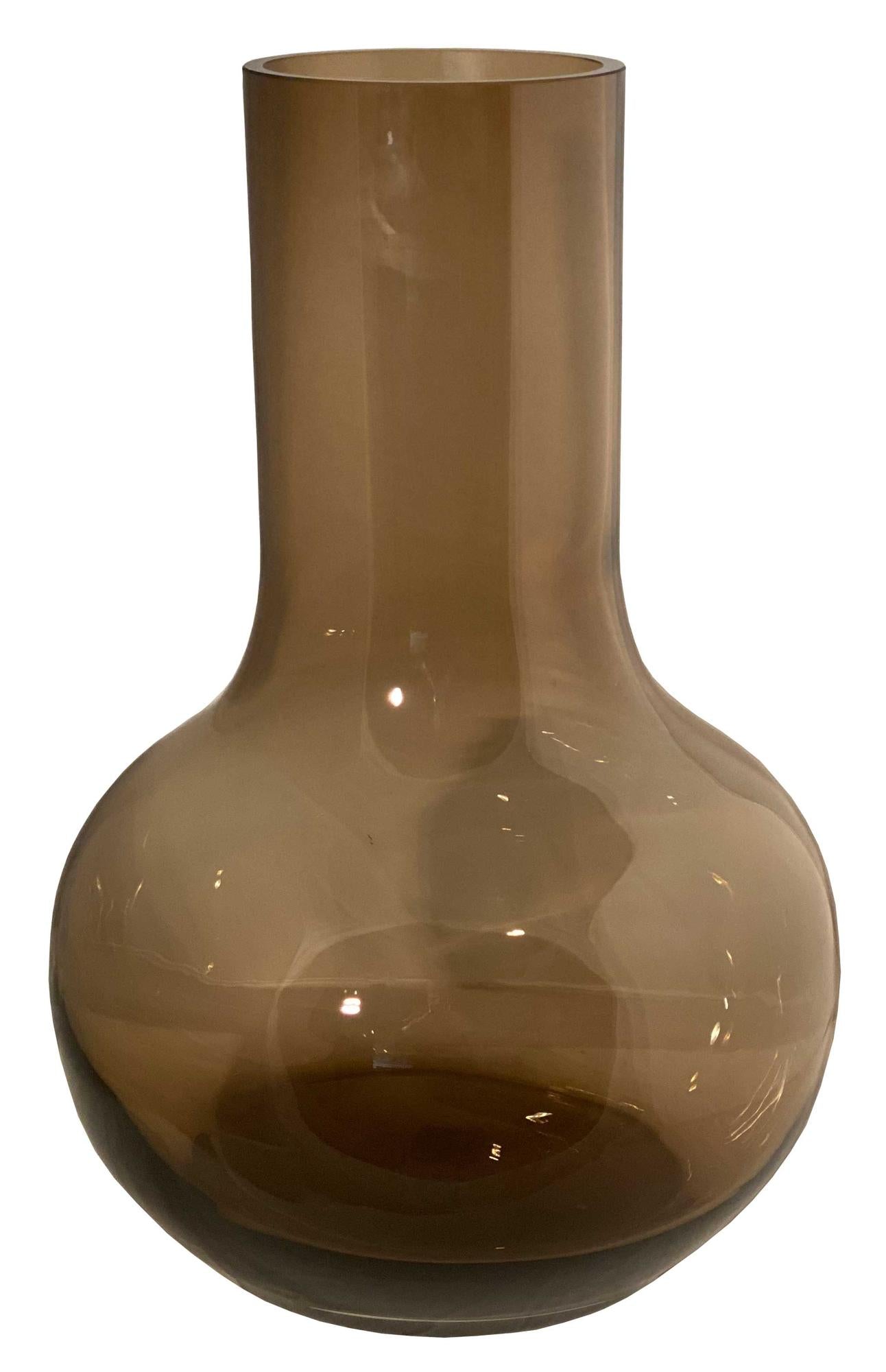 Glasvase Seim Taupe - Pflanzfix24