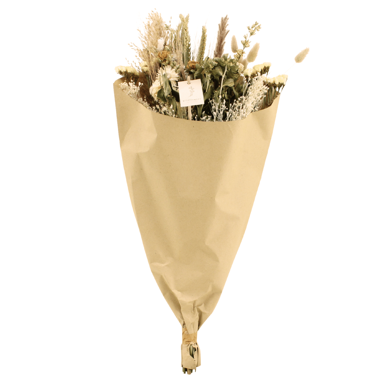Trockenblumen Feldblumenstrauß Natürlich Ø25cm | Pflanzfix24.de - Pflanzfix24.de