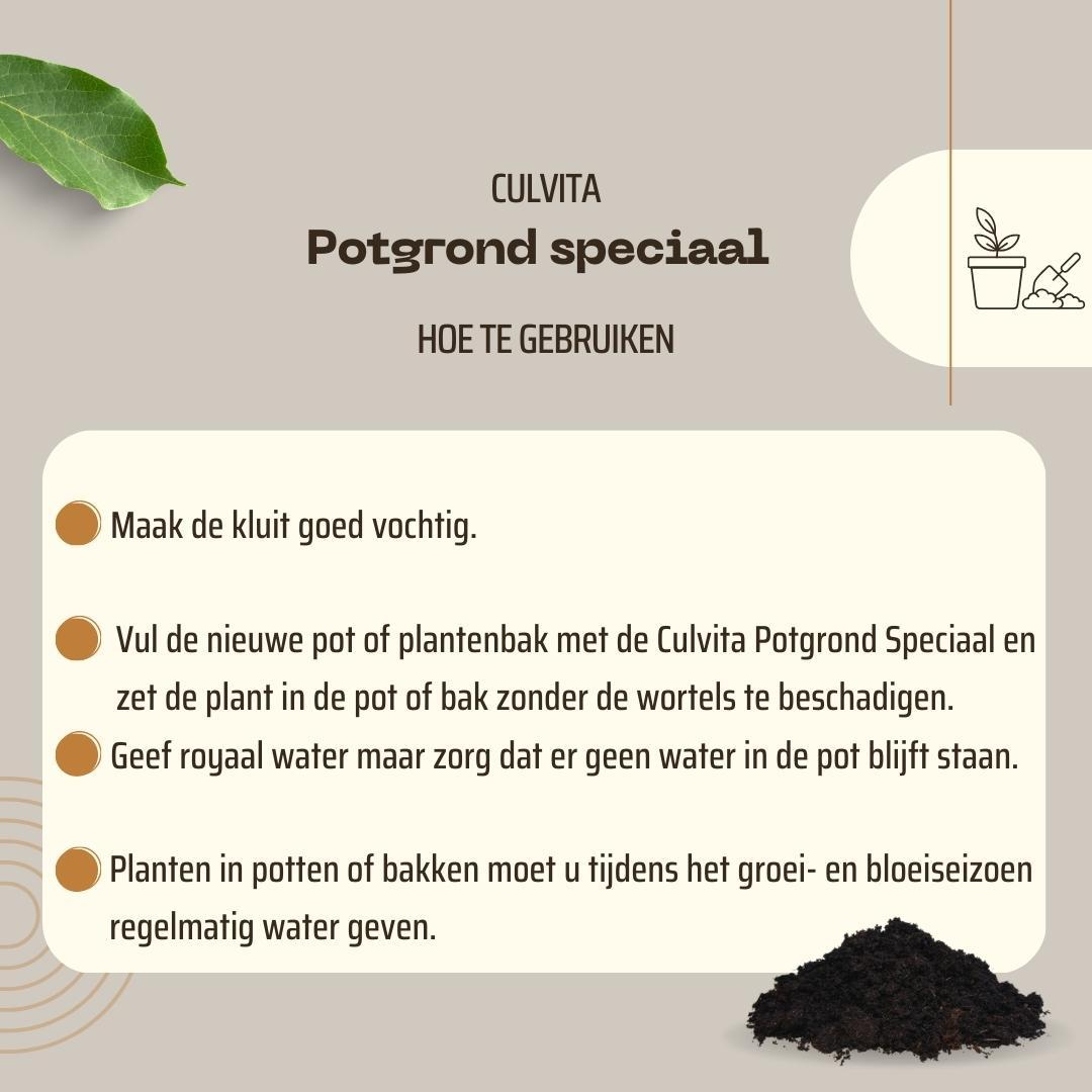 Culvita - Blumenerde Spezial mit 6 Monaten Düngung 40 Liter - Premium Erde für Zimmer- & Gartenpflanzen - inkl. EasyCoat Pflanzendünger - Pflanzfix24.de - Pflanzfix24.de