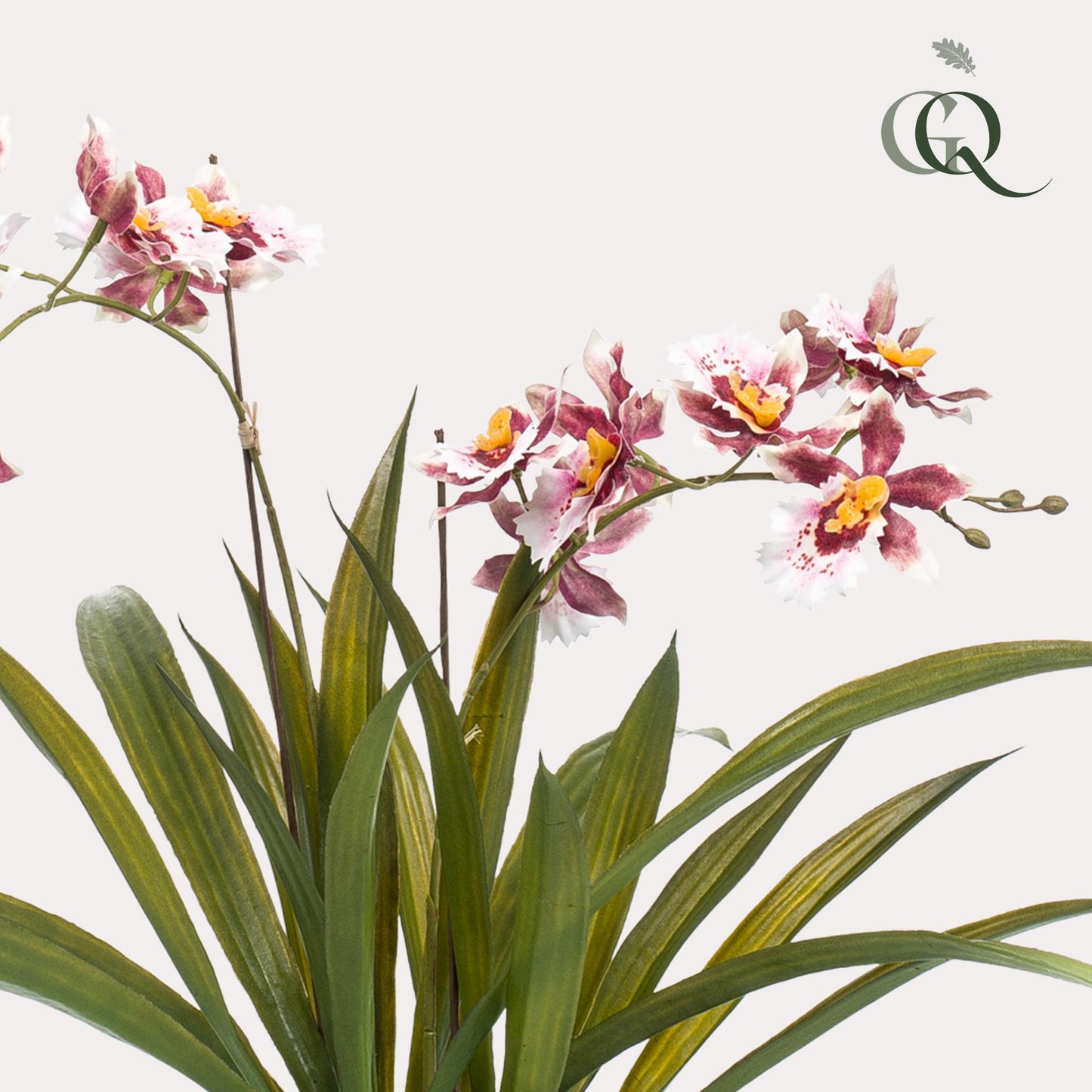 Kunstplant - Orchidee - Bordeaux - 45cm - Pflanzfix24