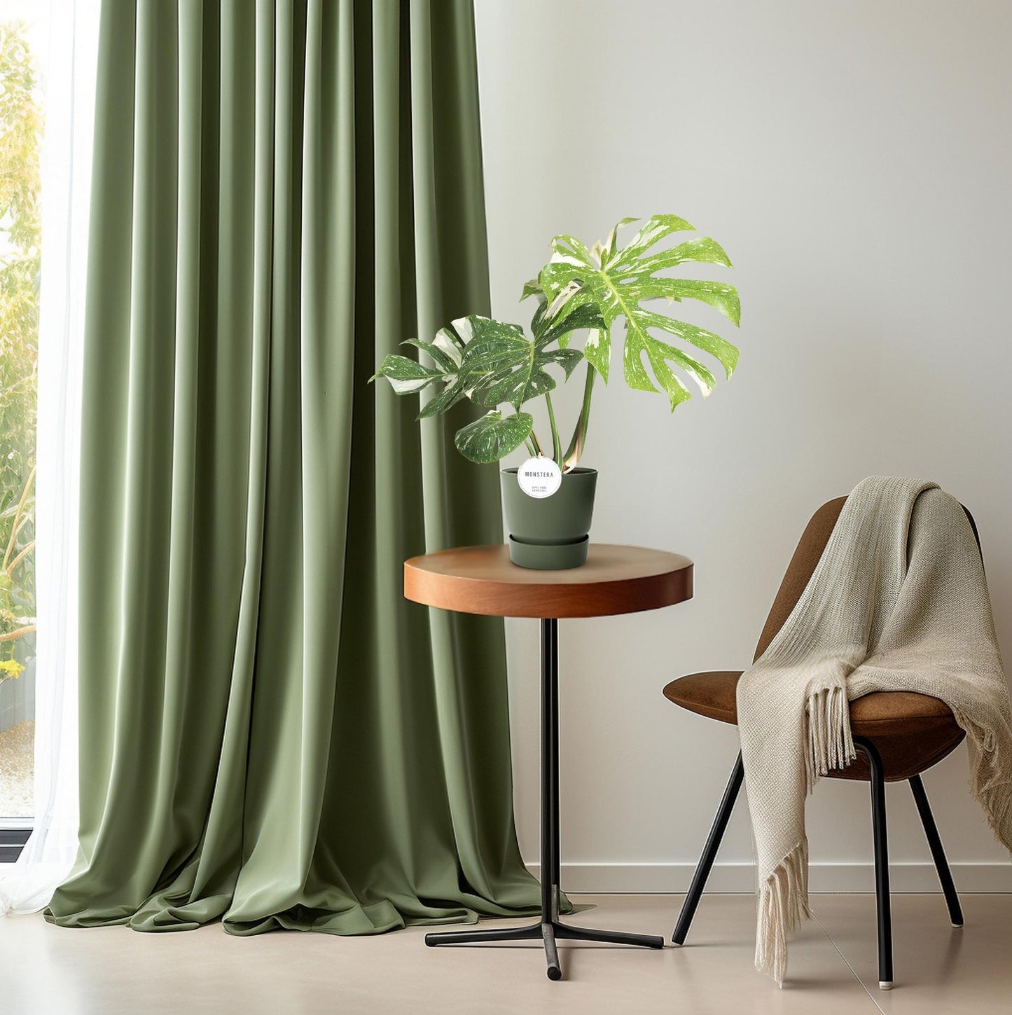 Monstera Thai Constellation Ø15cm, 40-50cm hoch | Pflanzfix24