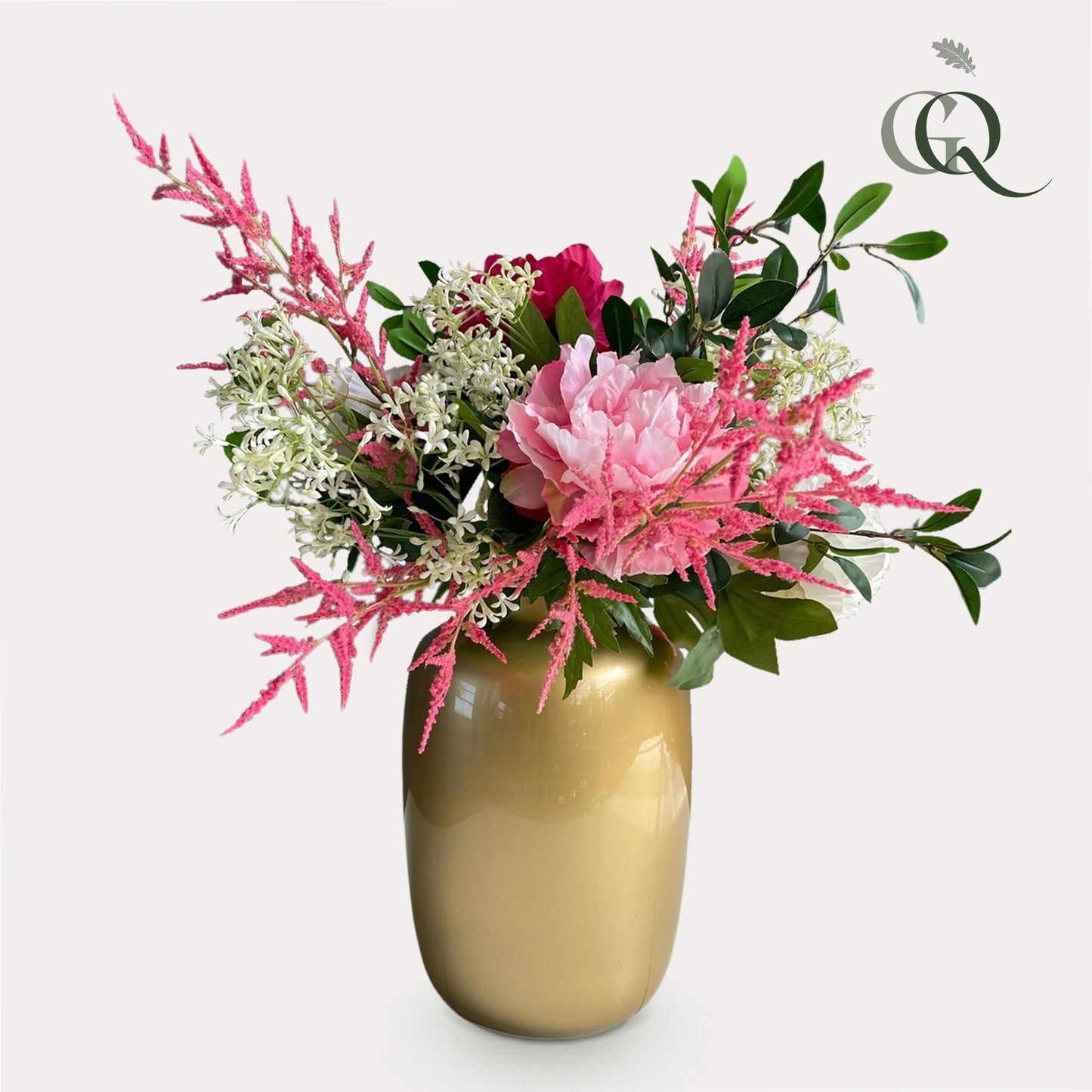 Kunstblumenstrauß Shiny Pink – 80 cm | Pflanzfix24.de - Pflanzfix24.de