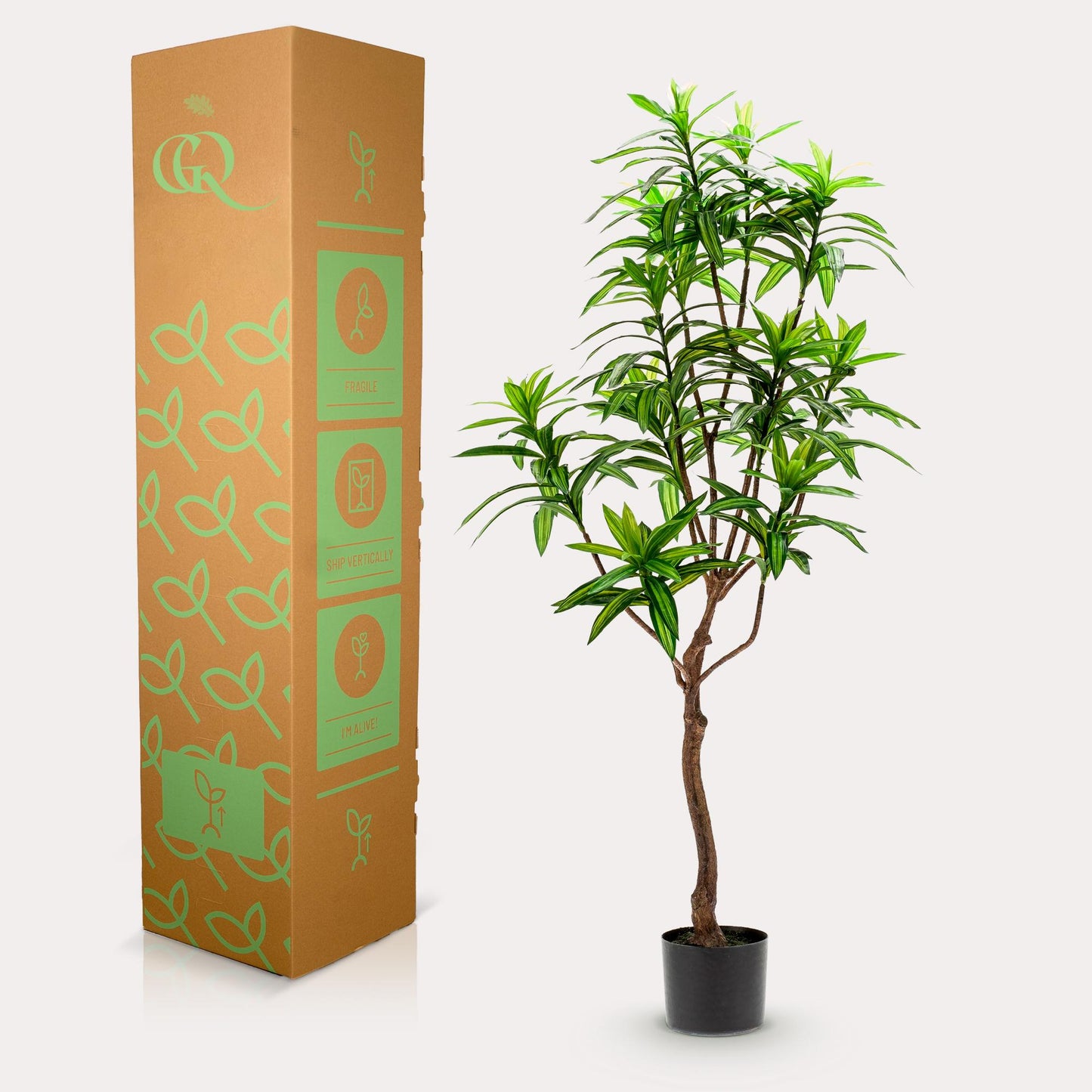 Dracaena Kunstpflanze 130cm – Drachenbaum | Pflanzfix24.de - Pflanzfix24.de