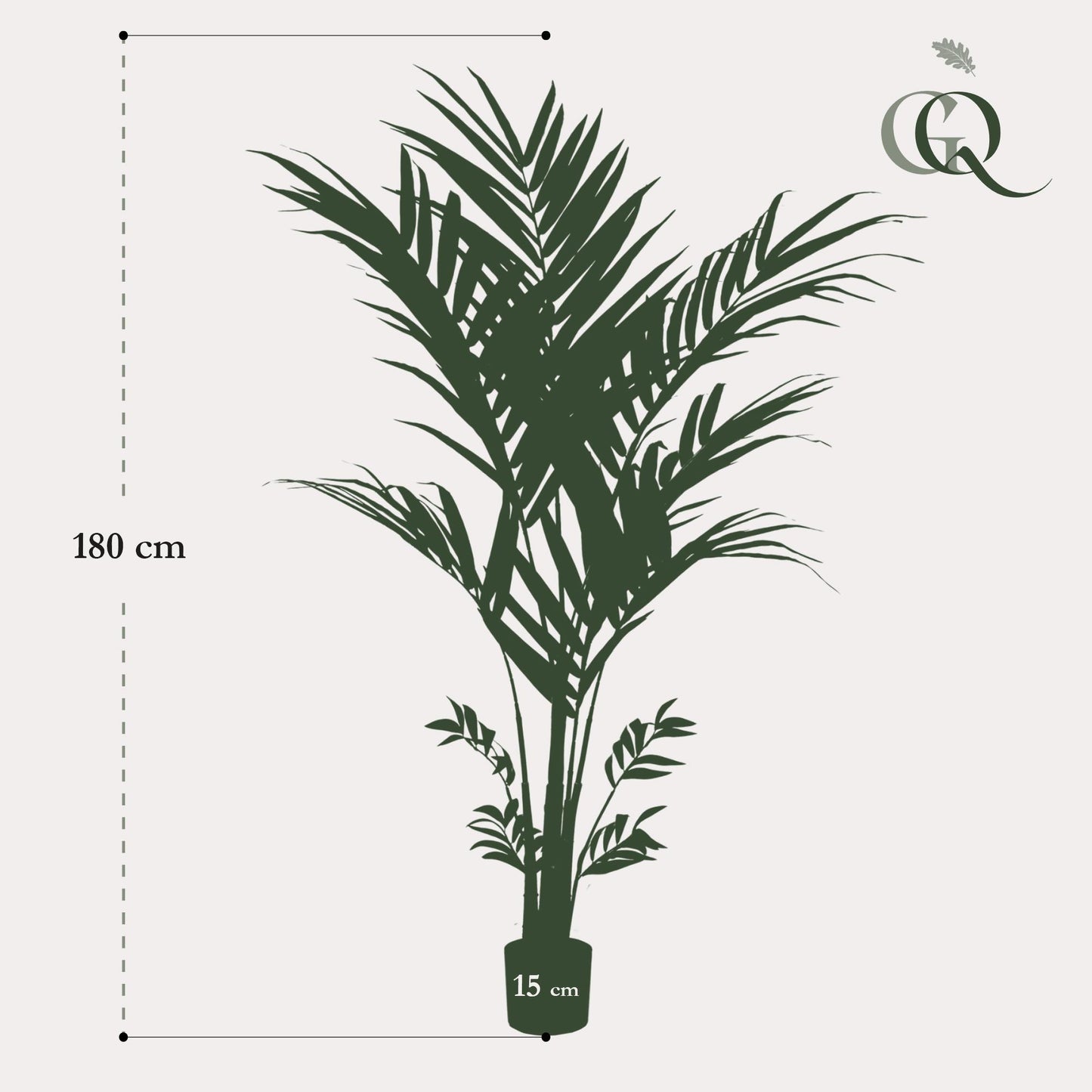 Kunst-Kentiapalme 180 cm - Tropenflair von Pflanzfix24