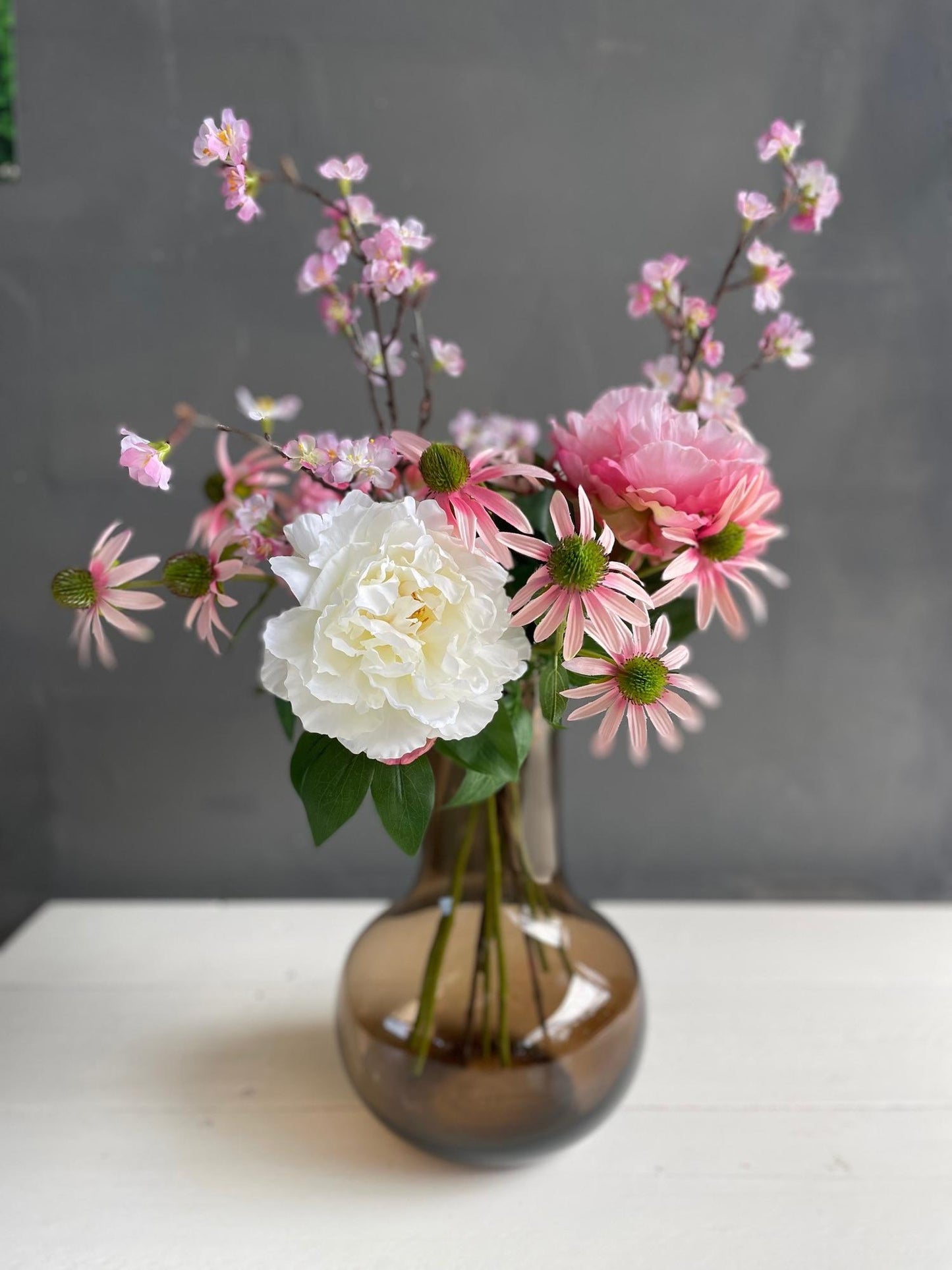 Kunstblumenstrauß Pink Summer – 80 cm | Pflanzfix24.de - Pflanzfix24.de