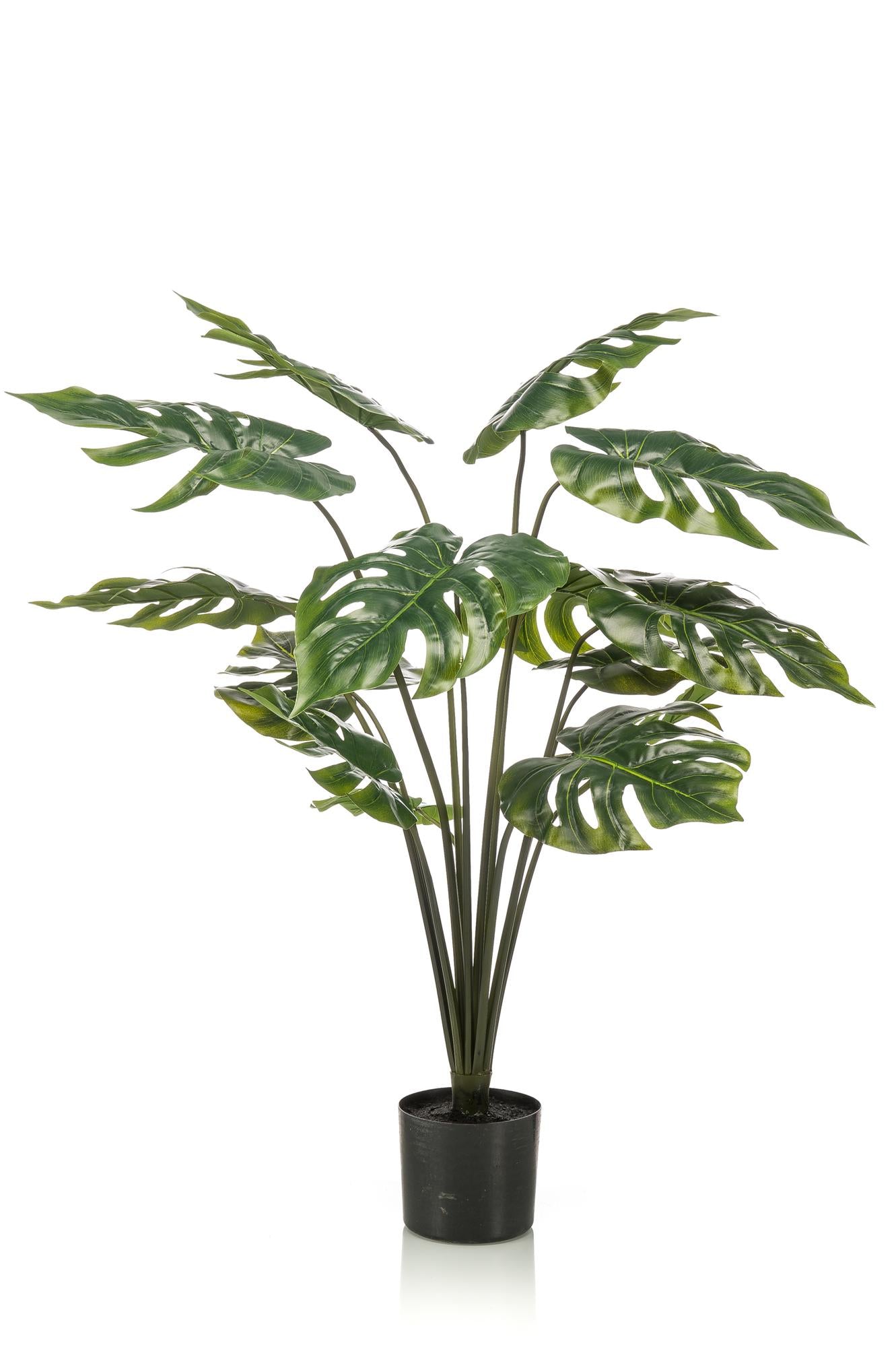 Kunstpflanze Monstera Deliciosa – Löcherpflanze – 95 cm – Natürlich & Pflegeleicht | Pflanzfix24.de - Pflanzfix24.de