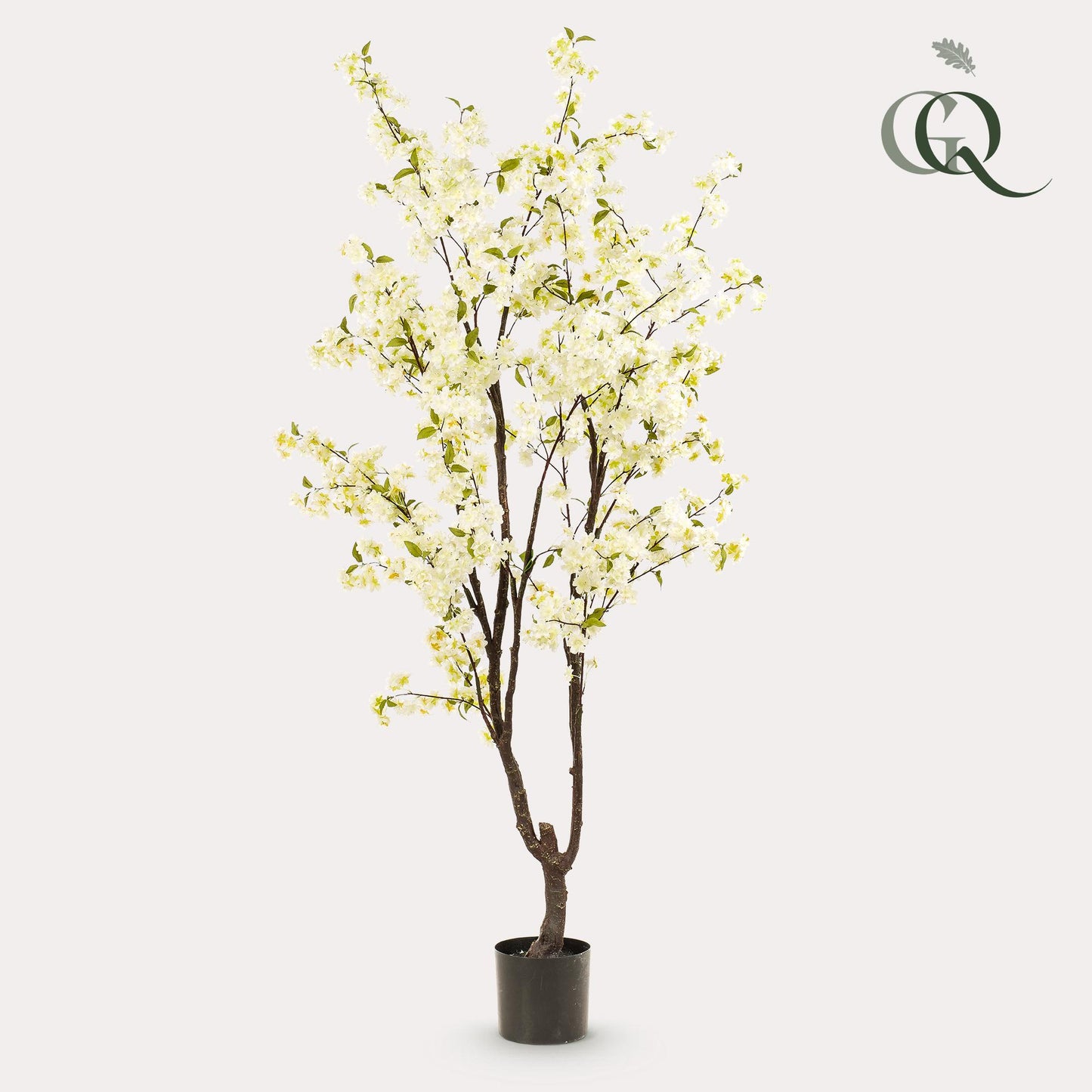 Kunstpflanze Prunus Kirschenblüte 210 cm Weiß | Pflanzfix24.de - Pflanzfix24.de