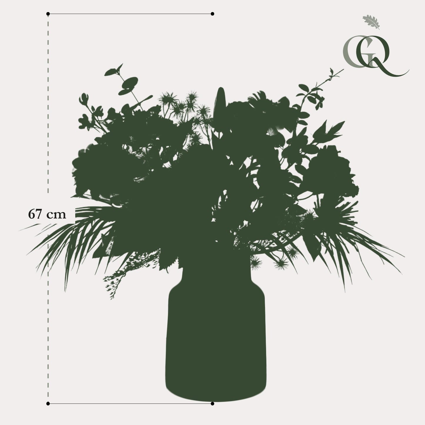 Kunstblumenstrauß Pretty Powerful – 67 cm | Pflanzfix24.de - Pflanzfix24.de
