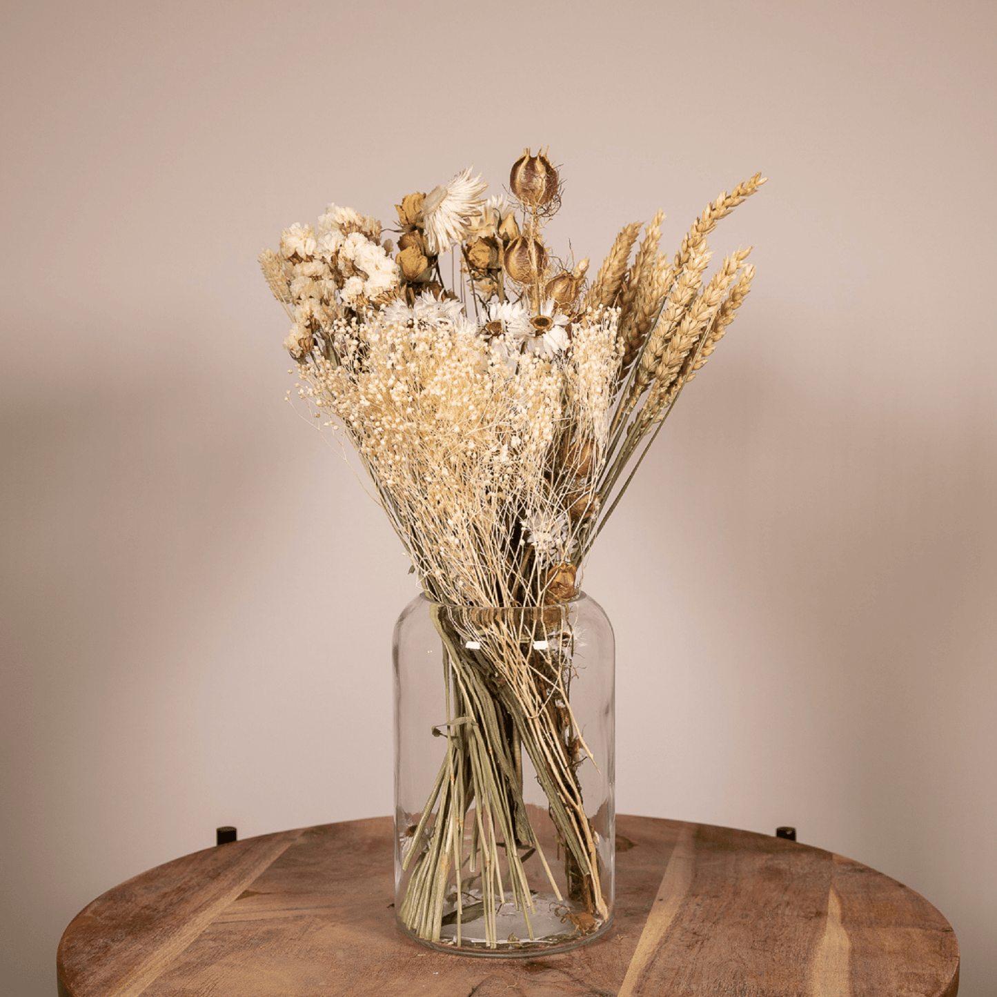 Trockenblumen Feldblumenstrauß Natürlich Ø15cm | Pflanzfix24.de - Pflanzfix24.de