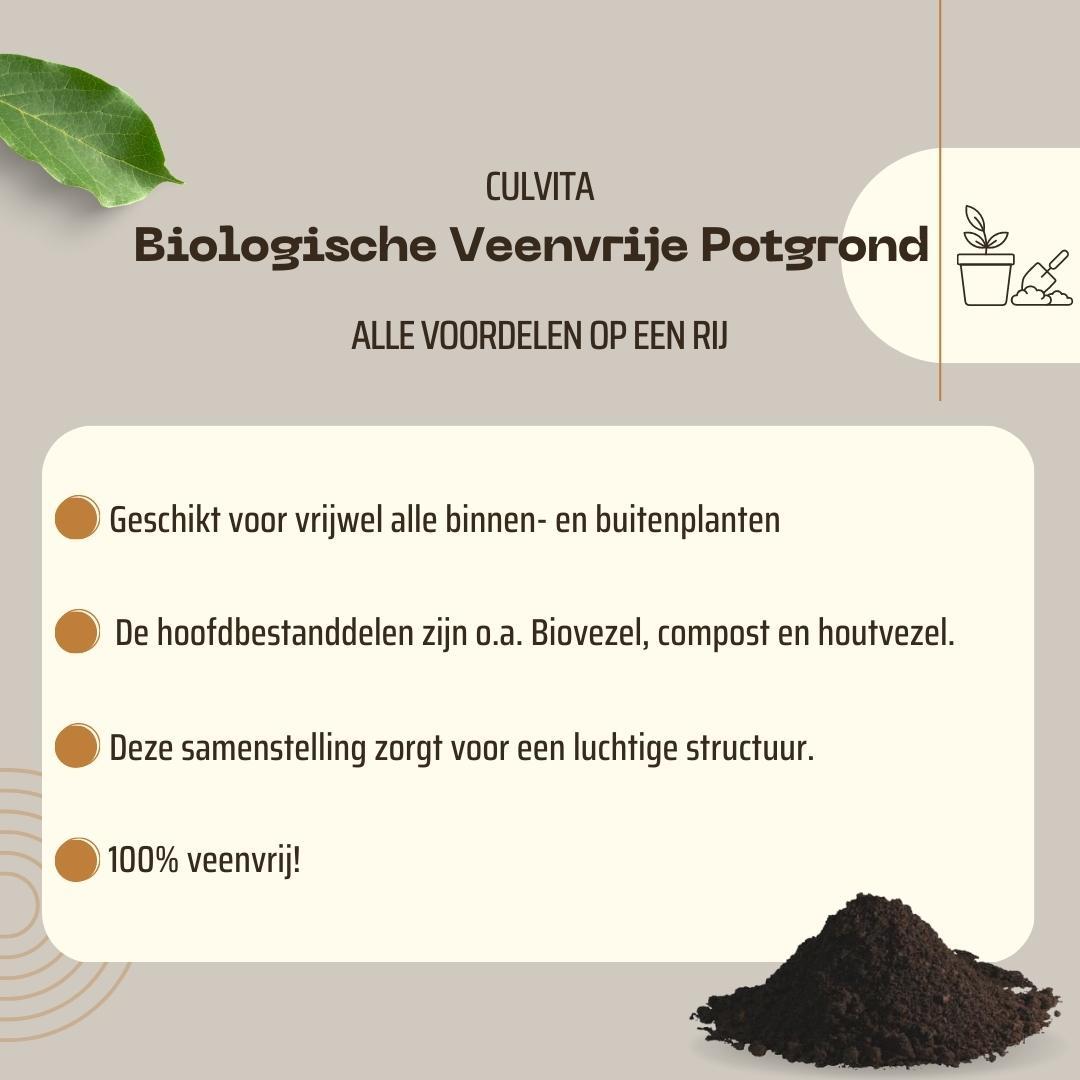 Culvita - Organische torffreie Blumenerde 40 Liter - Pflanzfix24.de - Pflanzfix24.de