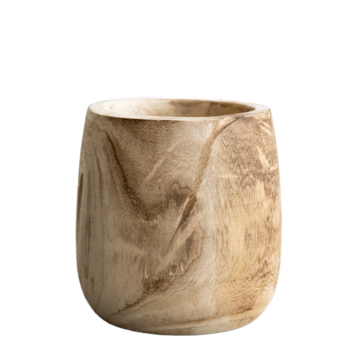 Blumentopf Holz Hellbraun Pia Blumentopf M H25 W23 - Pflanzfix24.de - Pflanzfix24.de