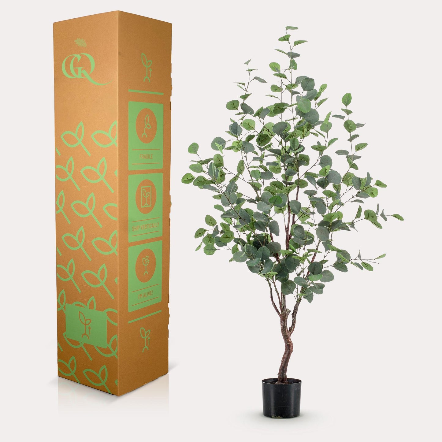 Eucalyptusbaum Kunstpflanze 120cm – Blauer Gummibaum | Pflanzfix24.de - Pflanzfix24.de