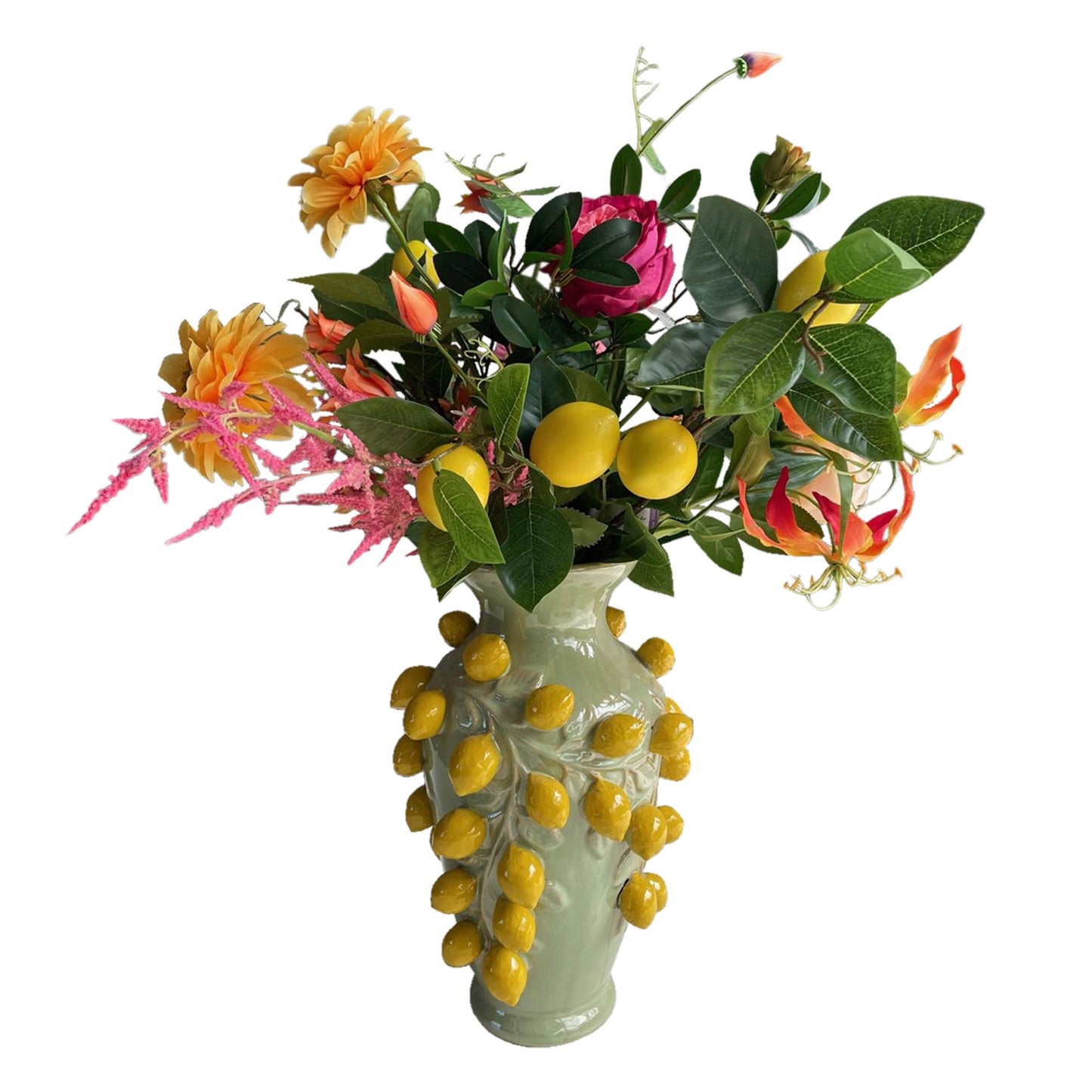 Kunstblumen Bouquet L „Happy Vibes“ 80cm – Pflanzfix24.de - Pflanzfix24.de