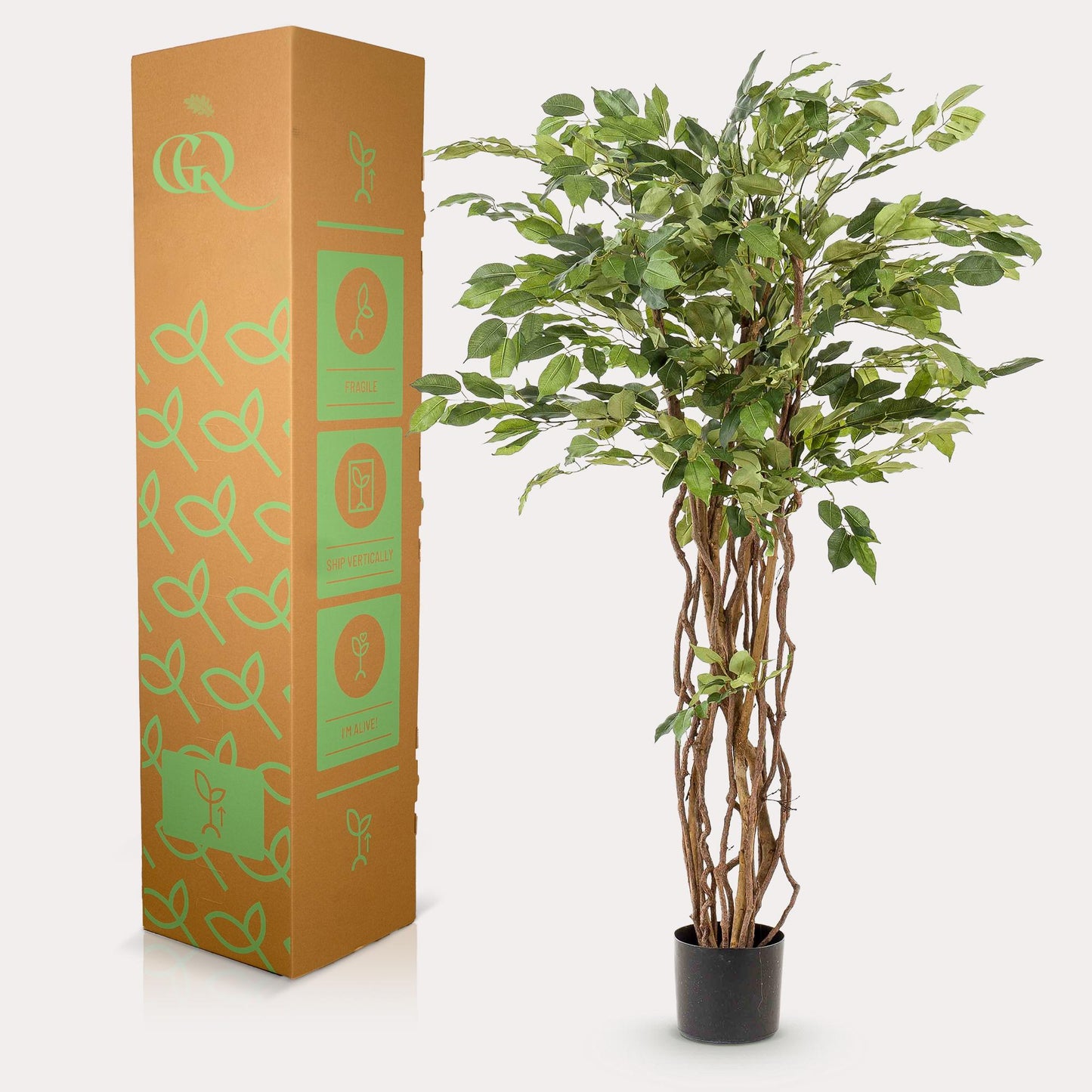 Kunstpflanze Ficus Liana 140 cm – Elegant & Pflegeleicht | Pflanzfix24.de - Pflanzfix24.de