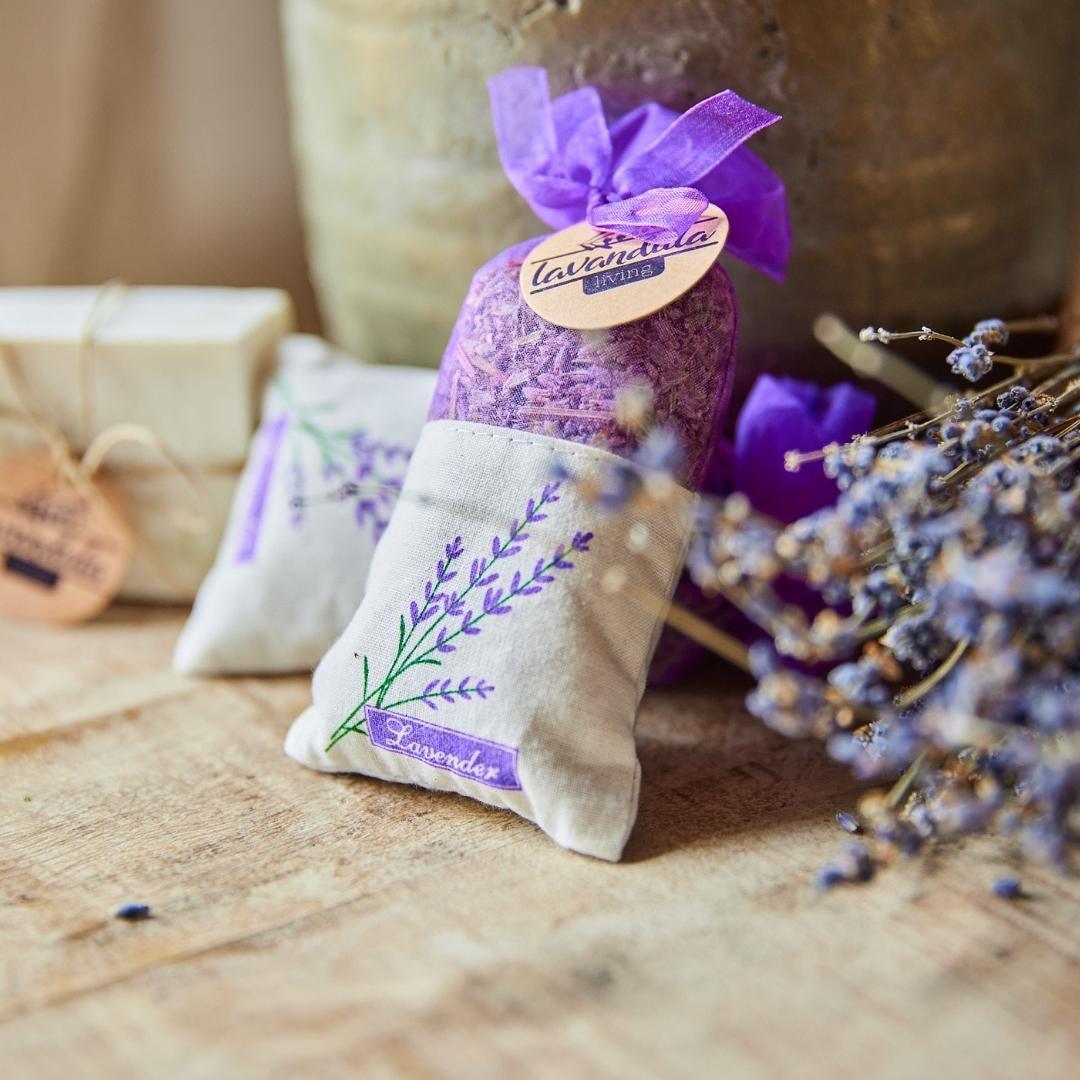 5 stuks Premium Lavendel geurzakjes - 5 x 20 gram bij Pflanzfix24