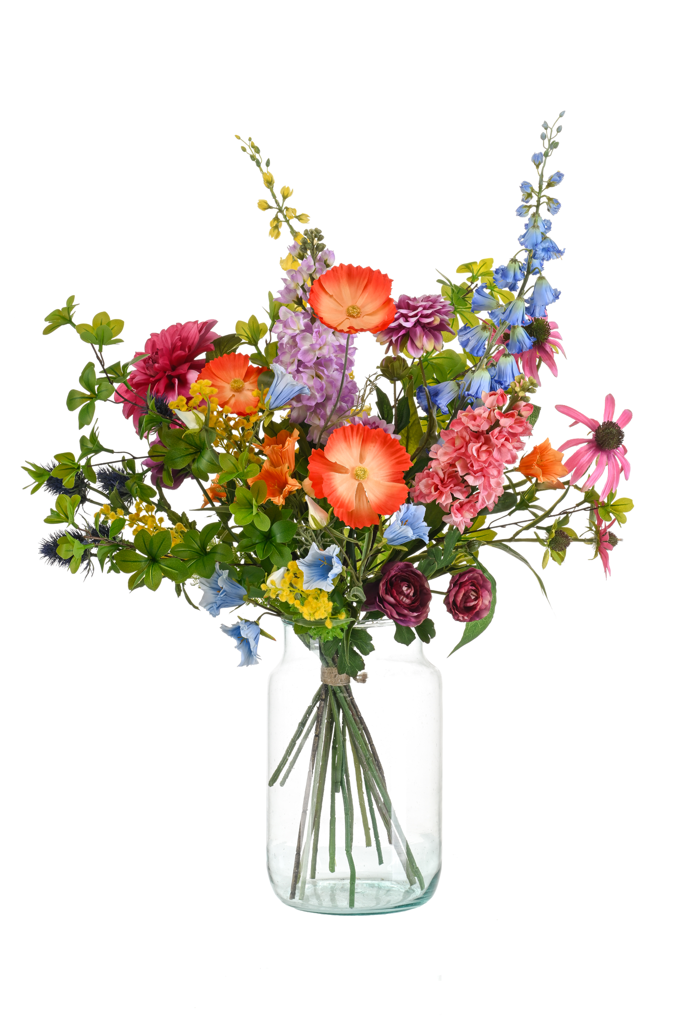 Kunstblumenstrauß Electric Love – 90 cm | Pflanzfix24.de - Pflanzfix24.de