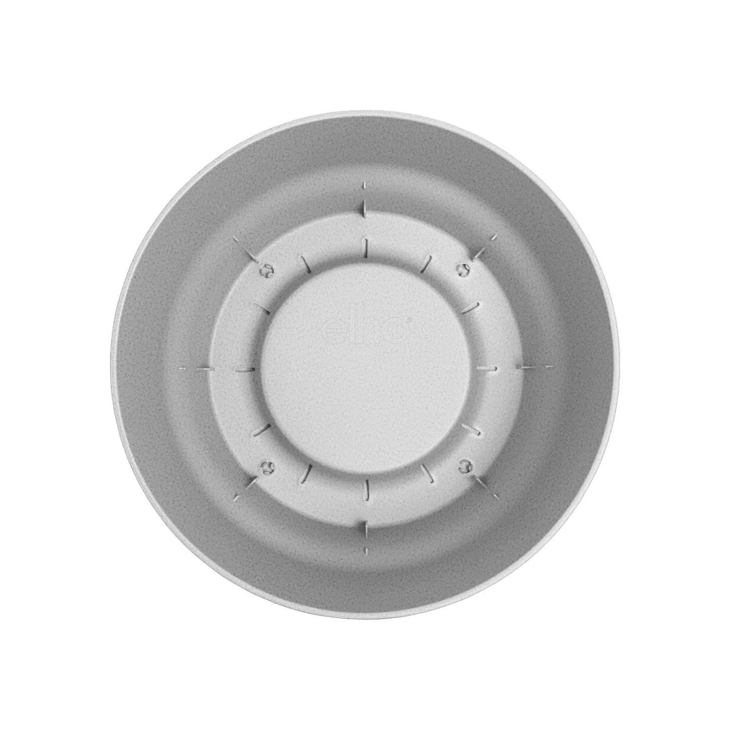 Elho Greenville Rundtopf Grau - D14 x H13 cm - Pflanzfix24