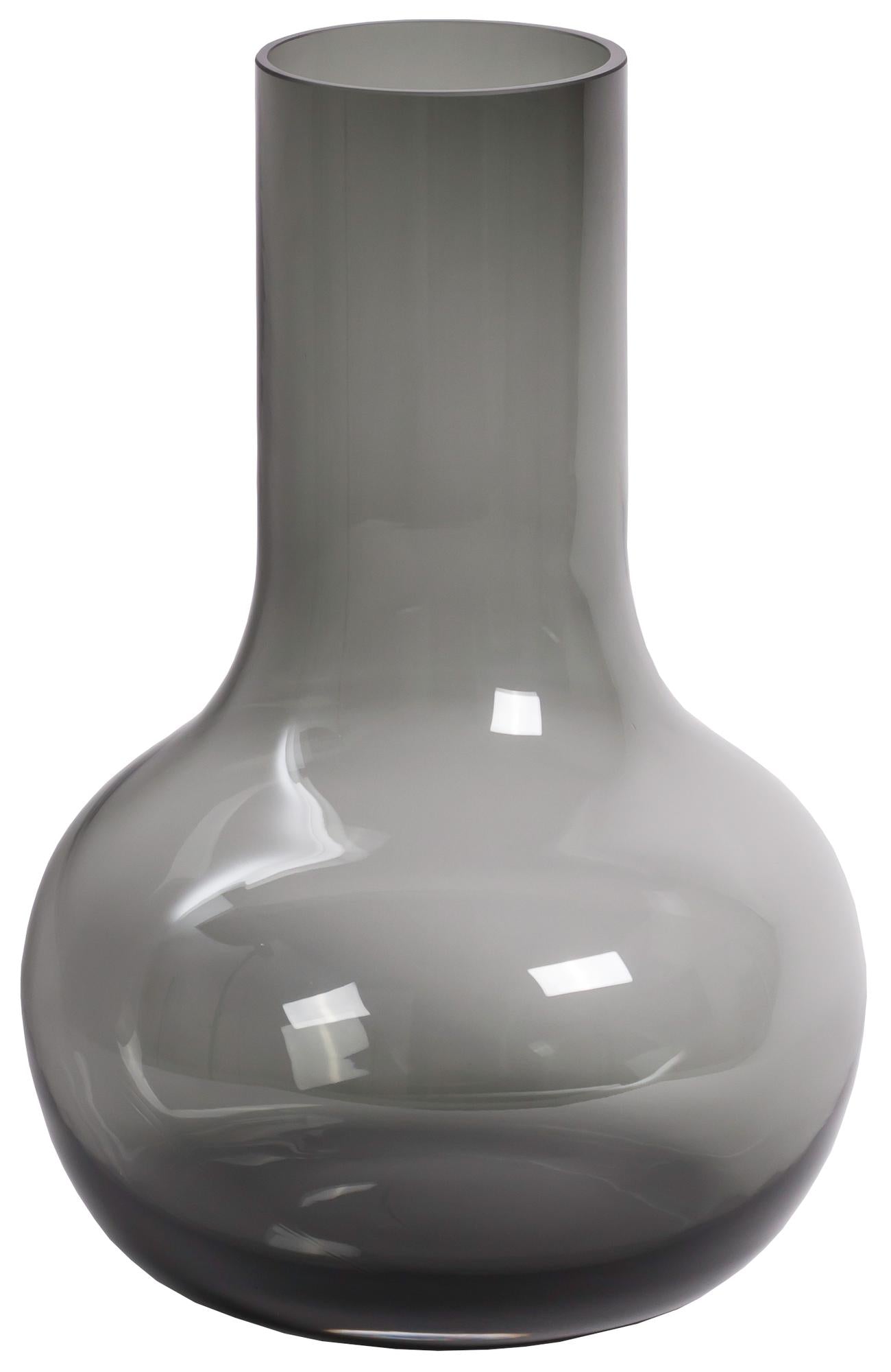 Glasvase Kugelform S H37cm W25cm – Seim Grey | Pflanzfix24.de - Pflanzfix24.de