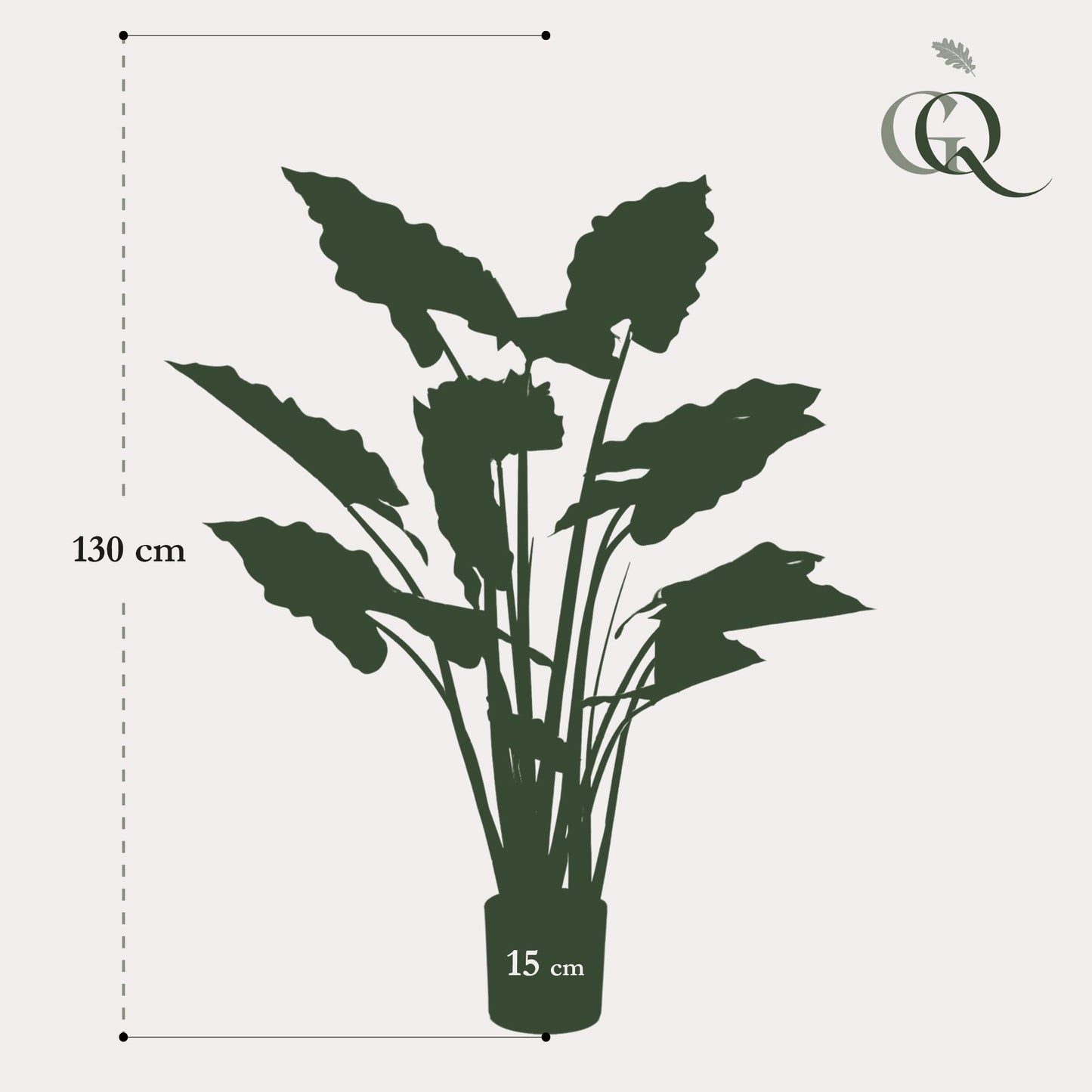 Colocasia Pink China Kunstpflanze 130 cm – Elefantenohr | Pflanzfix24.de - Pflanzfix24.de