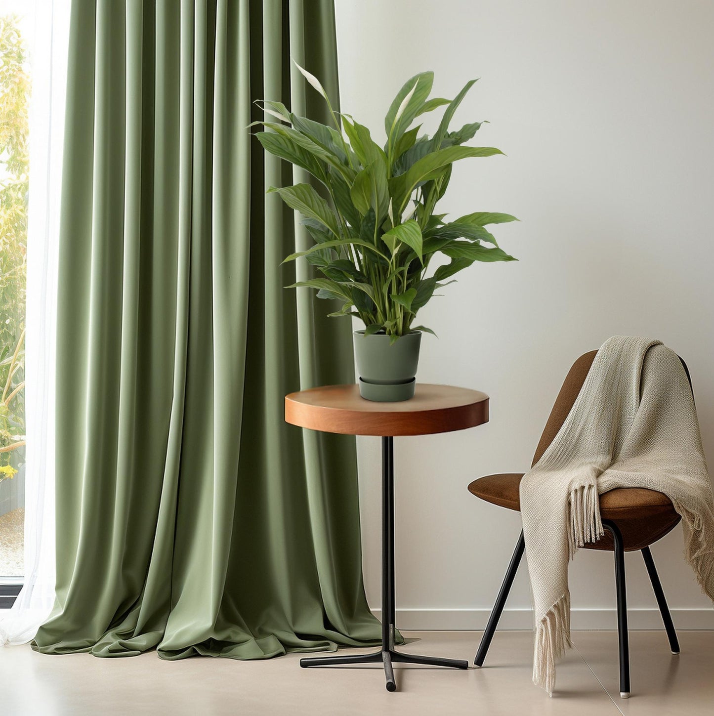 Spathiphyllum Torelli Ø17cm – elegante Friedenslilie | pflanzfix24.de - Pflanzfix24.de