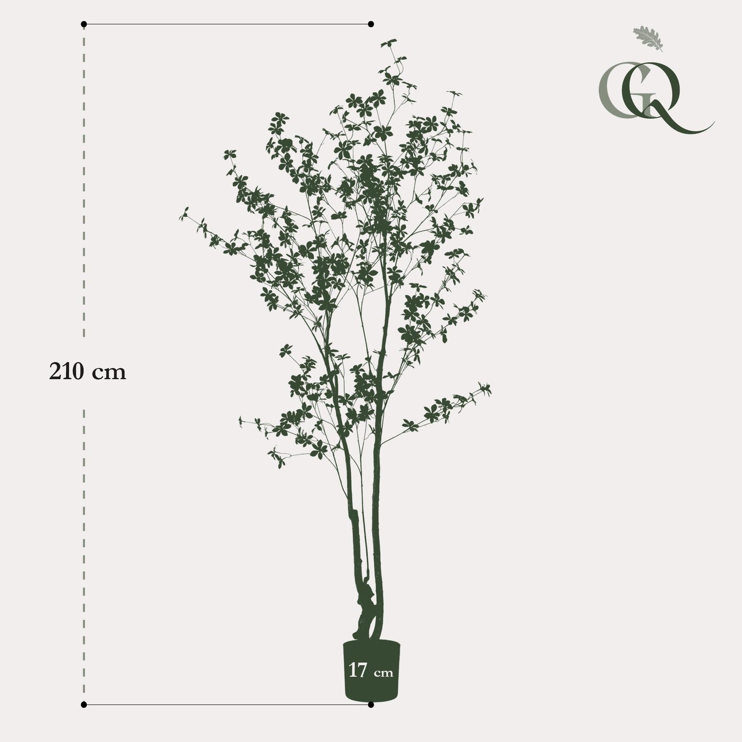 Kunst-Tropaeolum Speciosum 210 cm – Ostindische Kirsche | Pflanzfix24.de - Pflanzfix24.de
