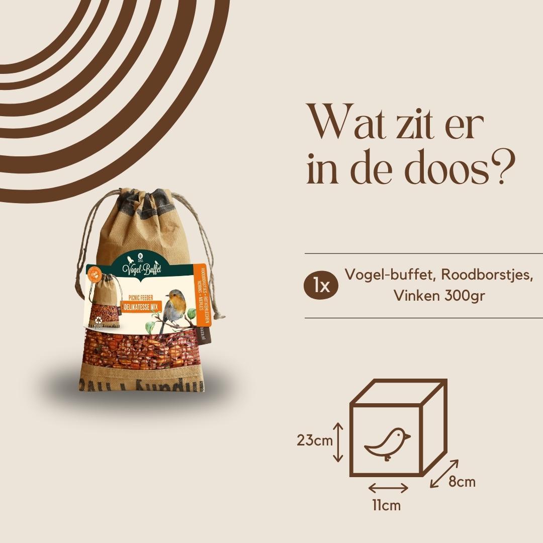 Bird Buffet Vogelfutter Picknick 300g – Rotkehlchen & Finken | Pflanzfix24.de