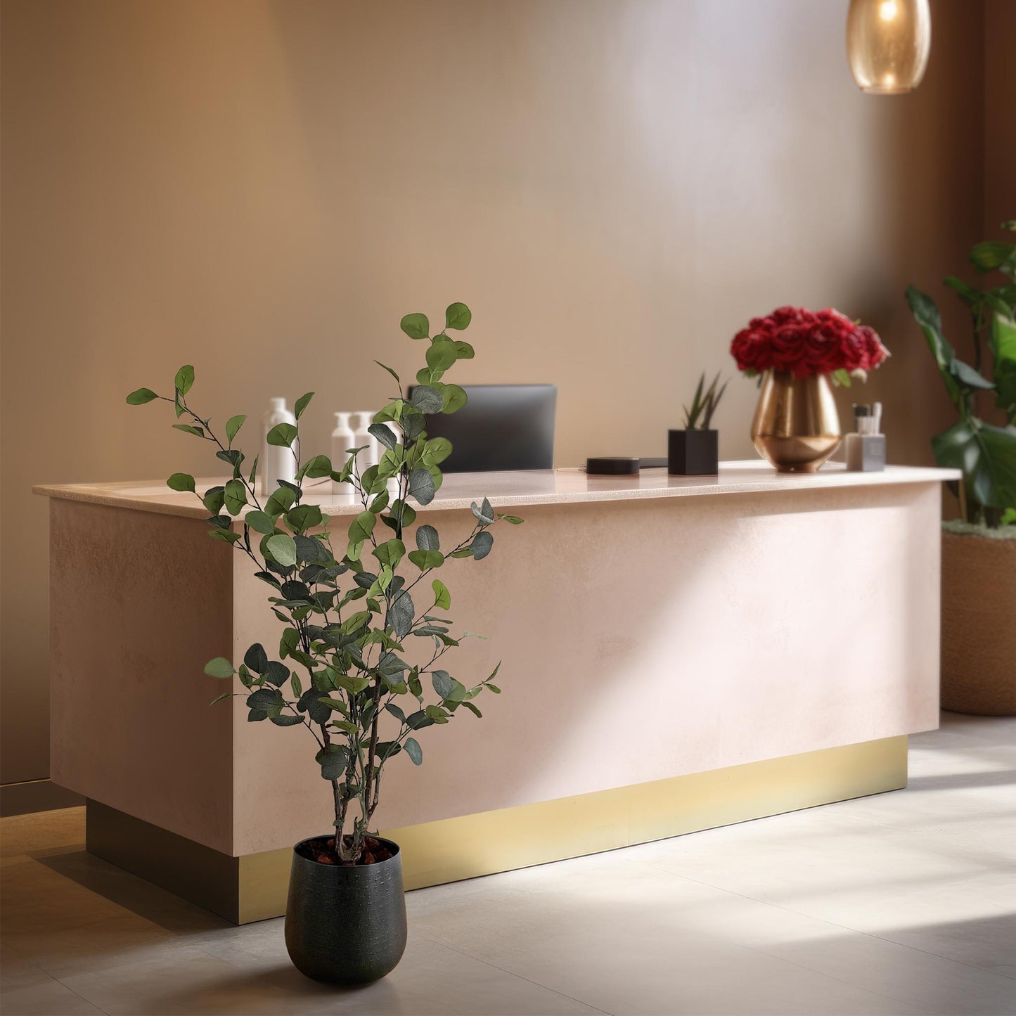Eucalyptusbaum Kunstpflanze 120cm – Blauer Gummibaum | Pflanzfix24.de - Pflanzfix24.de