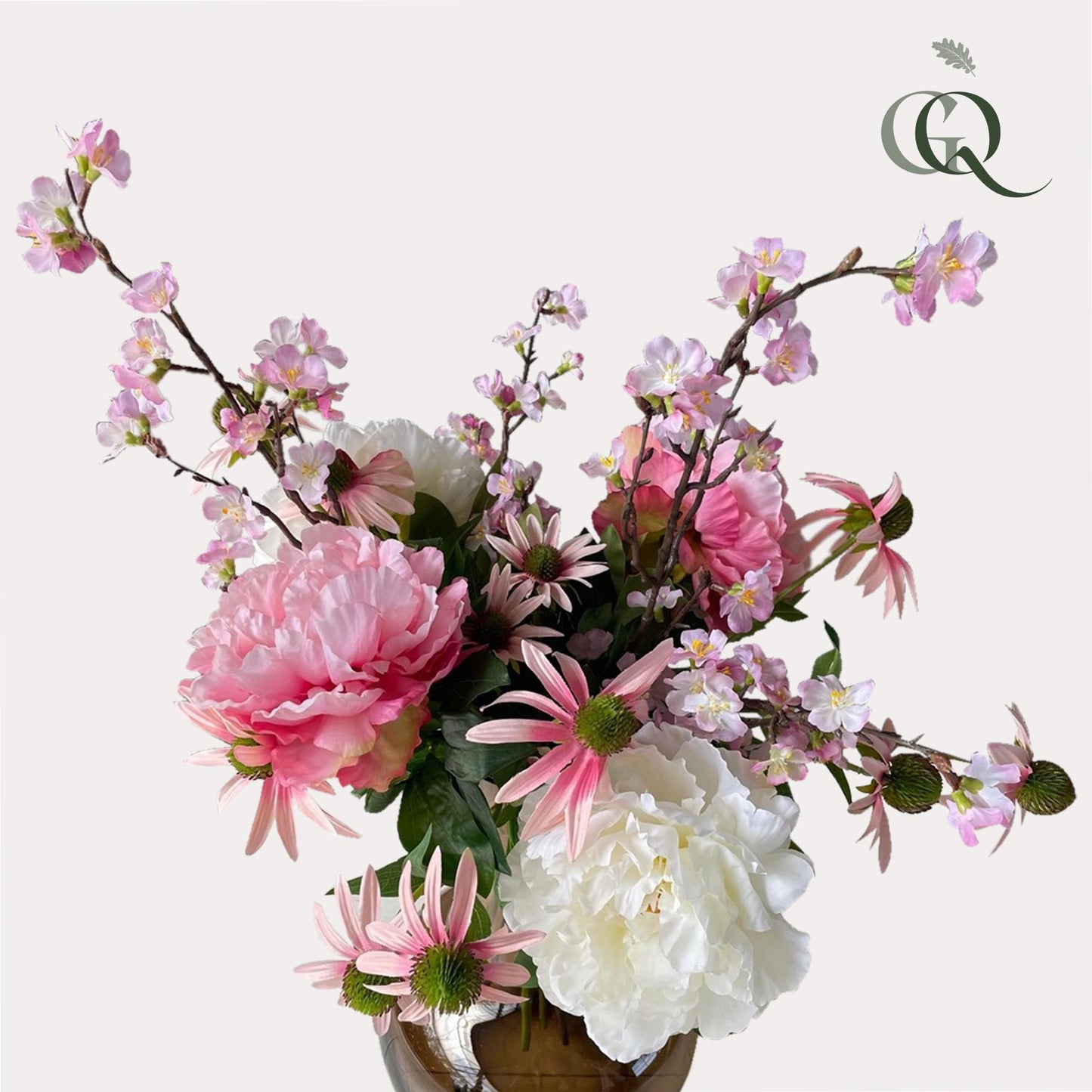 Kunstblumenstrauß Pink Summer – 80 cm | Pflanzfix24.de - Pflanzfix24.de
