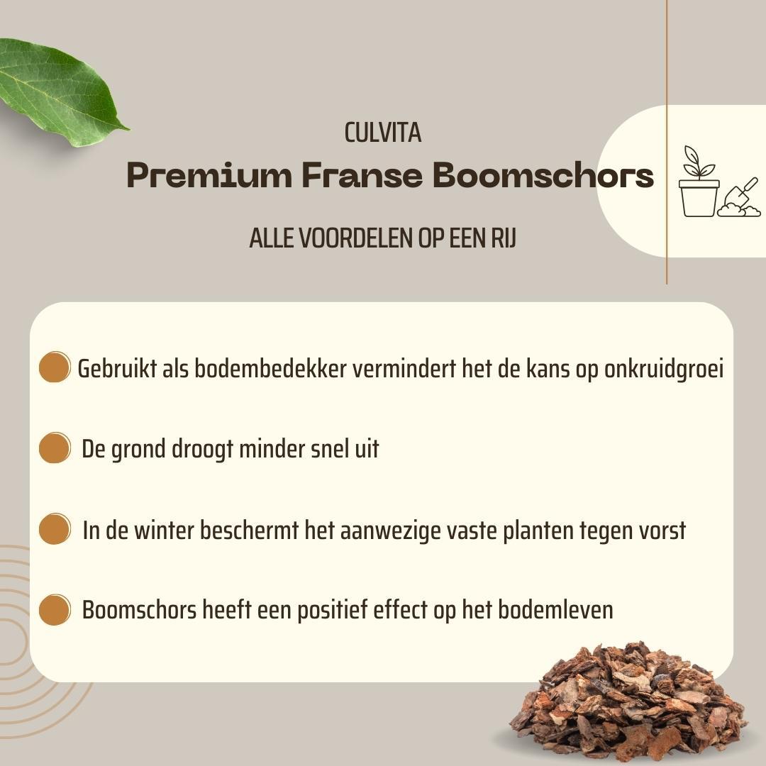 Culvita Französische Baumrinde Bodendecker 30-40mm - 40L - Pflanzfix24.de - Pflanzfix24.de