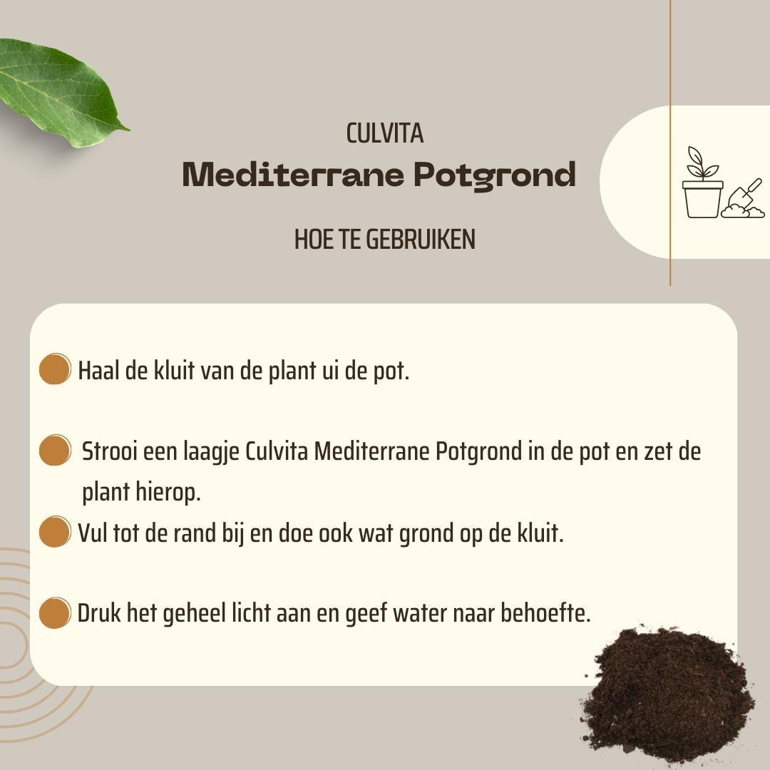 Culvita - Mediterrane Blumenerde 40 Liter inklusive RhizoPlus - Pflanzfix24.de - Pflanzfix24.de