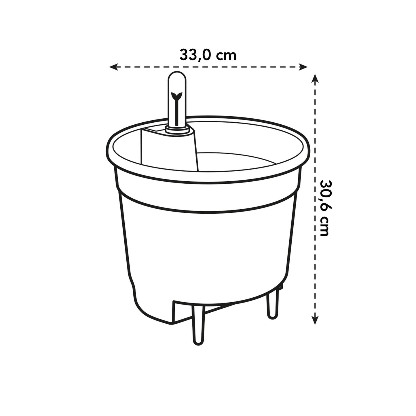 Self Watering Insert 33 cm | Pflanzfix24.de - Pflanzfix24.de