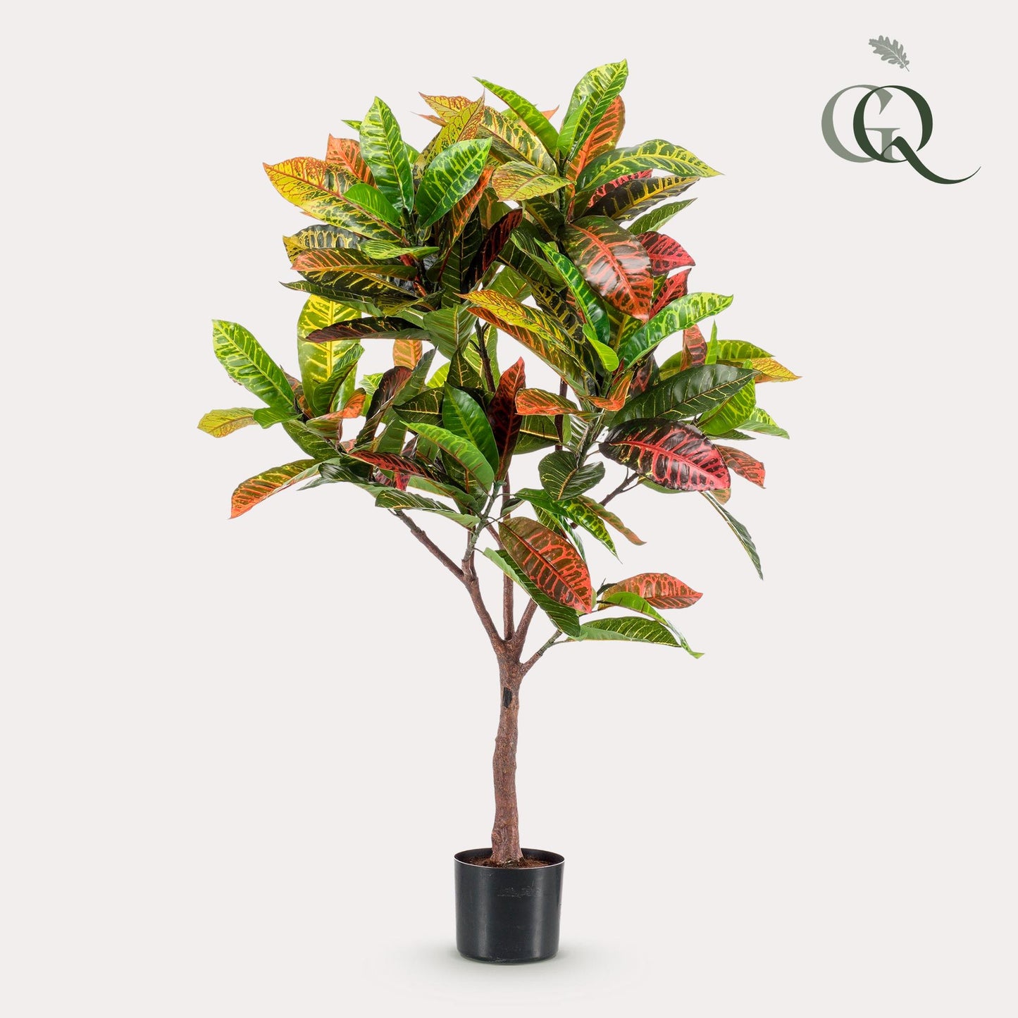 Croton Codiaeum Kunstpflanze 120cm – Wunderstrauch | Pflanzfix24.de - Pflanzfix24.de