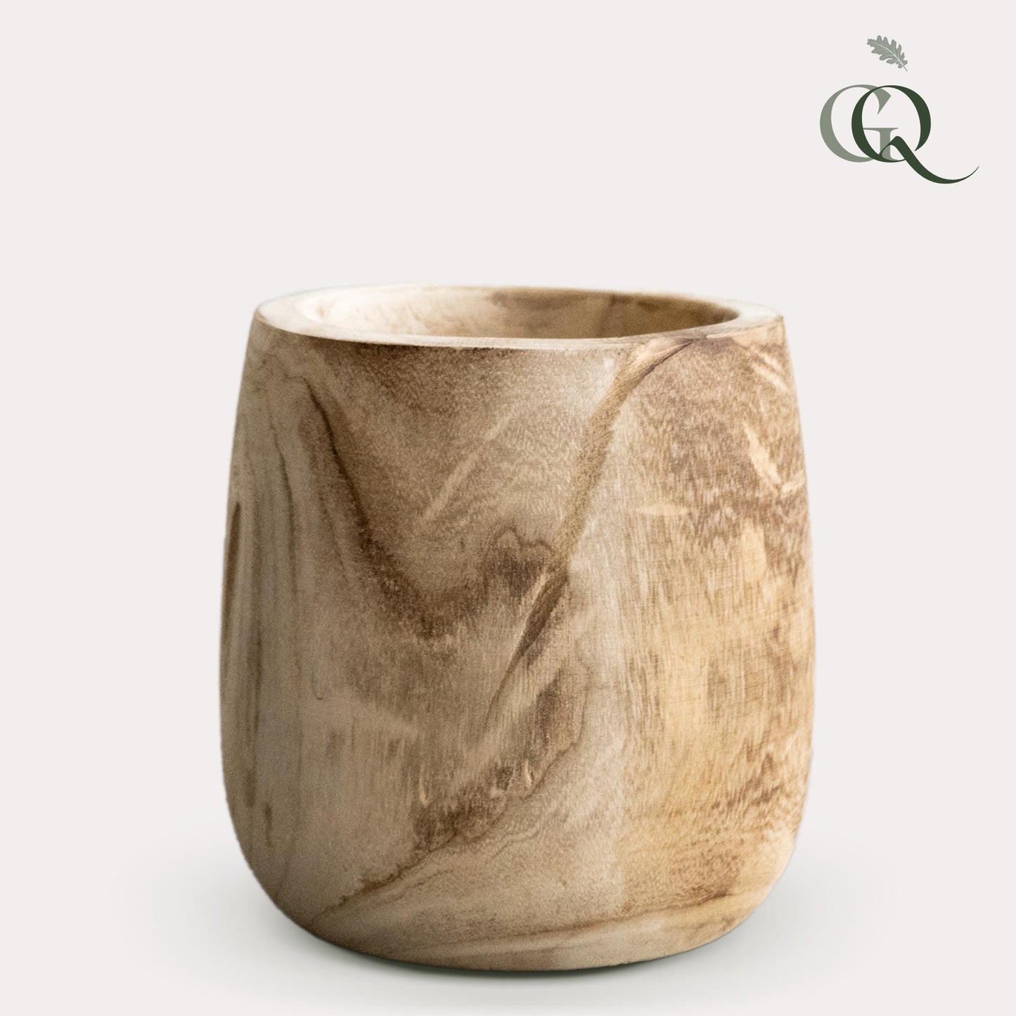 Blumentopf Holz Hellbraun Pia Blumentopf M H25 W23 - Pflanzfix24.de - Pflanzfix24.de