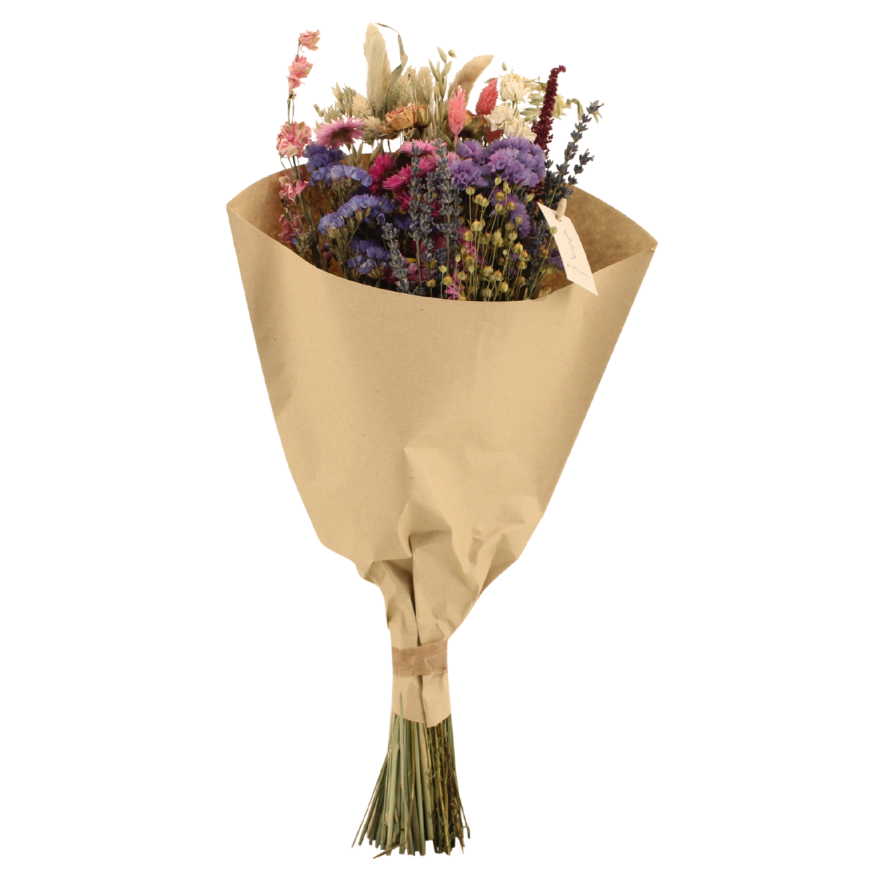 Trockenblumenstrauß Rosa Ø20 cm – Pflanzfix24.de - Pflanzfix24.de