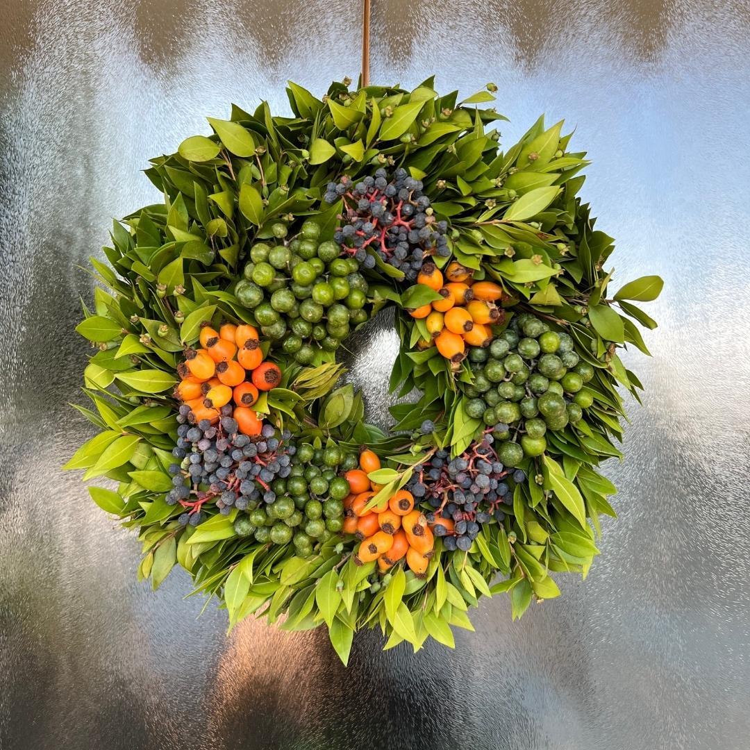 Herbst Deko Kranz Luca | Ø 30 cm | Pflanzfix24