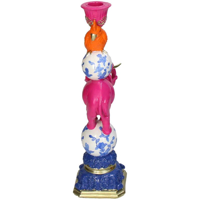 Kandelaar Rosa Elefant Kerzenhalter 30 cm | Pflanzfix24