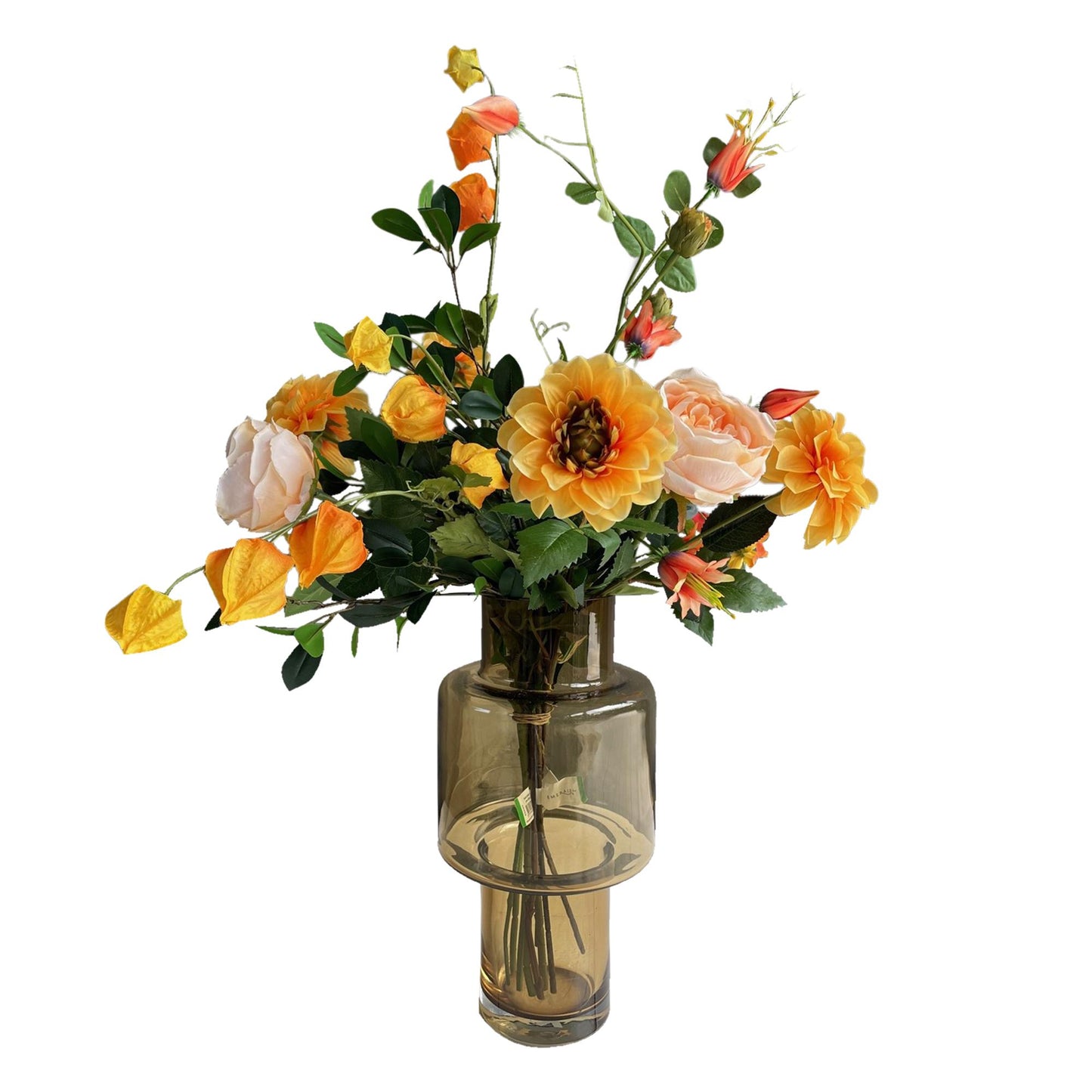 Kunstbloemen - Boeket L - Pretty Orange - 80cm - Pflanzfix24