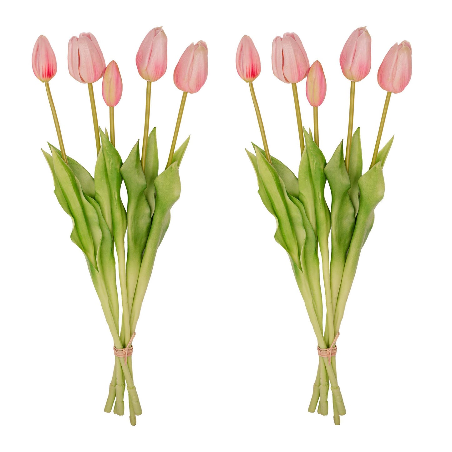 Kunst Tulpen Bouquet Pink 10 Stück – Real Touch 42 cm | Pflanzfix24.de - Pflanzfix24.de