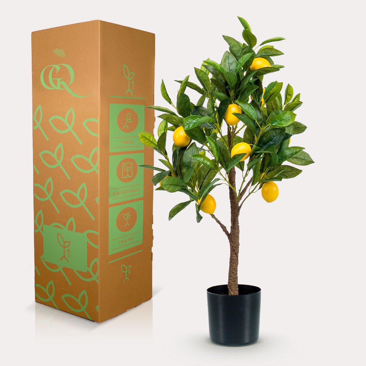 Kunst-Zitronenbaum Citrus Limonia 72 cm – Pflanzfix24.de - Pflanzfix24.de