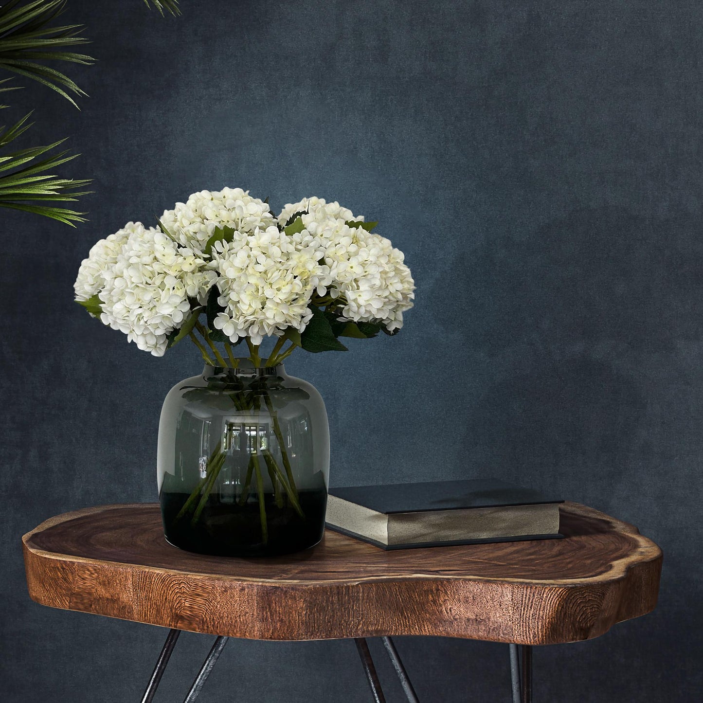 Kunsthortensien White Hydrangea 8er Set 52 cm | Pflanzfix24