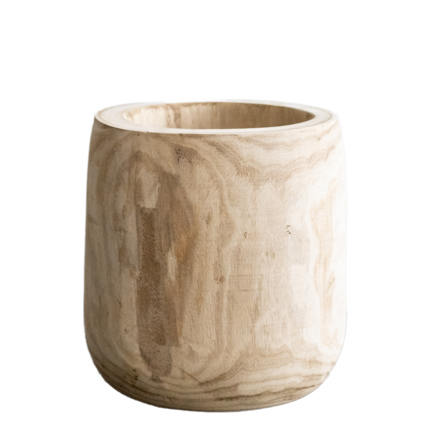 Pia Blumentopf aus Holz - Hellbraun - L - Pflanzfix24.de - Pflanzfix24.de